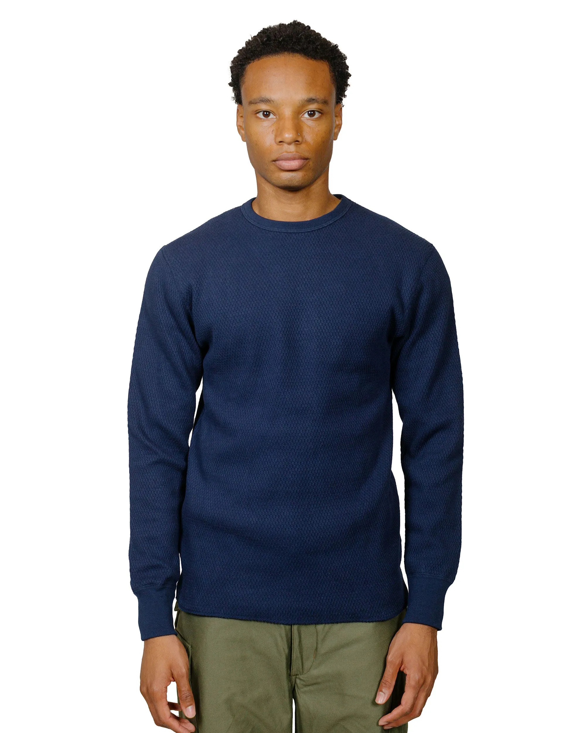 The Real McCoy's MC22109 U.S. Army Military Thermal Shirt Navy sold by Lost & Found product image thumbnail 2