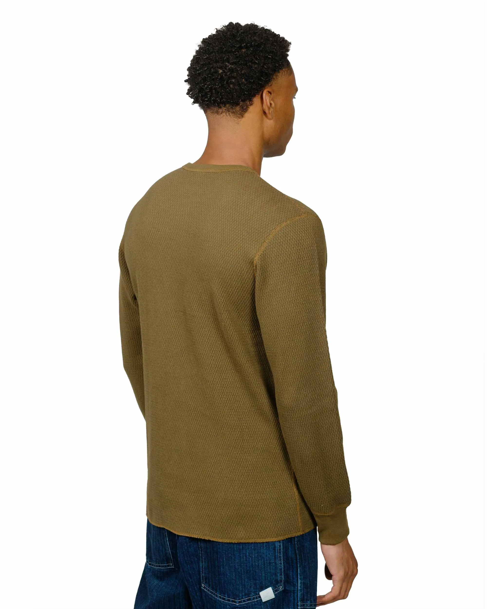 The Real McCoy's MC22109 U.S. Army Military Thermal Shirt Olive sold by Lost & Found product image thumbnail 3