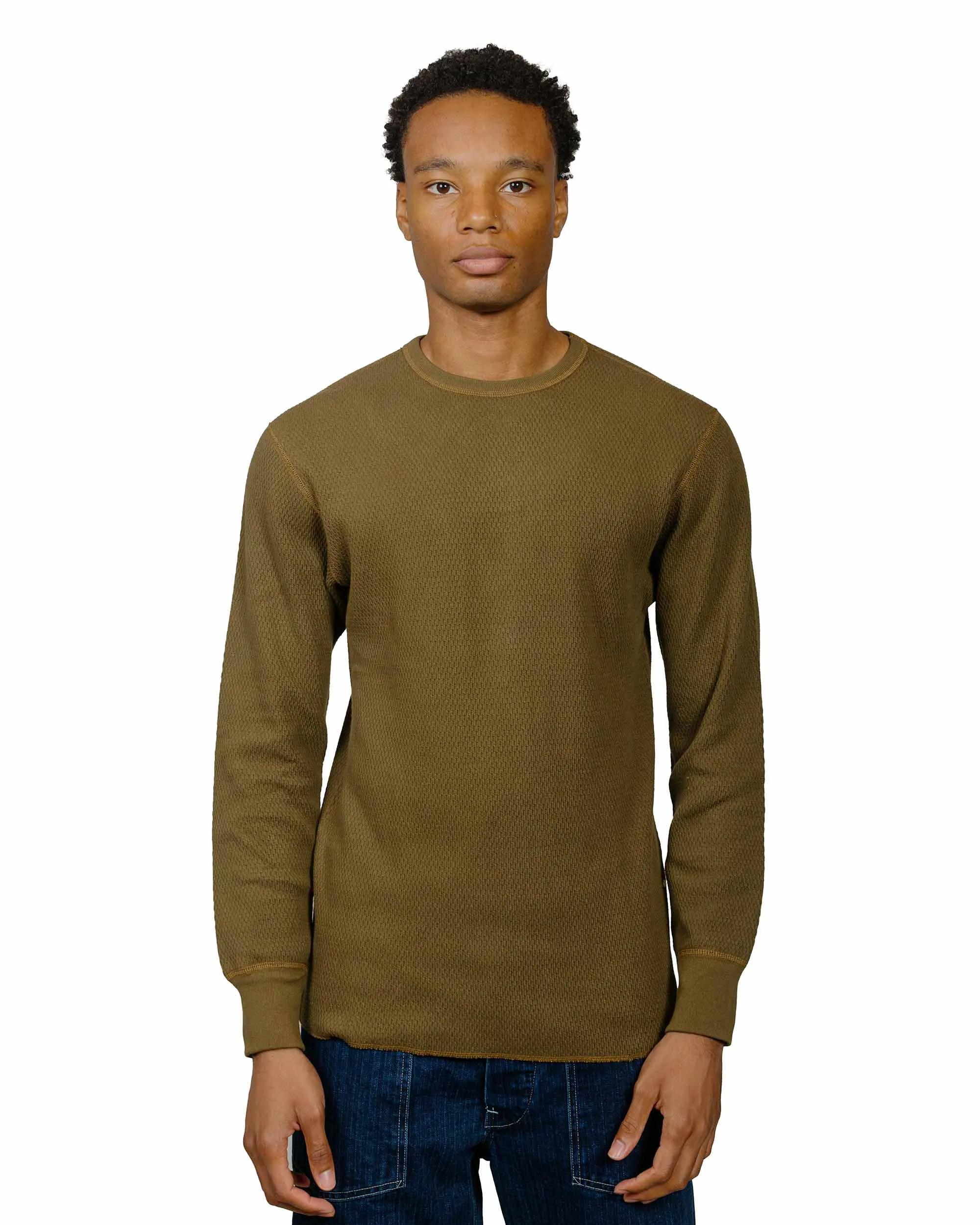 The Real McCoy's MC22109 U.S. Army Military Thermal Shirt Olive sold by Lost & Found product image thumbnail 2
