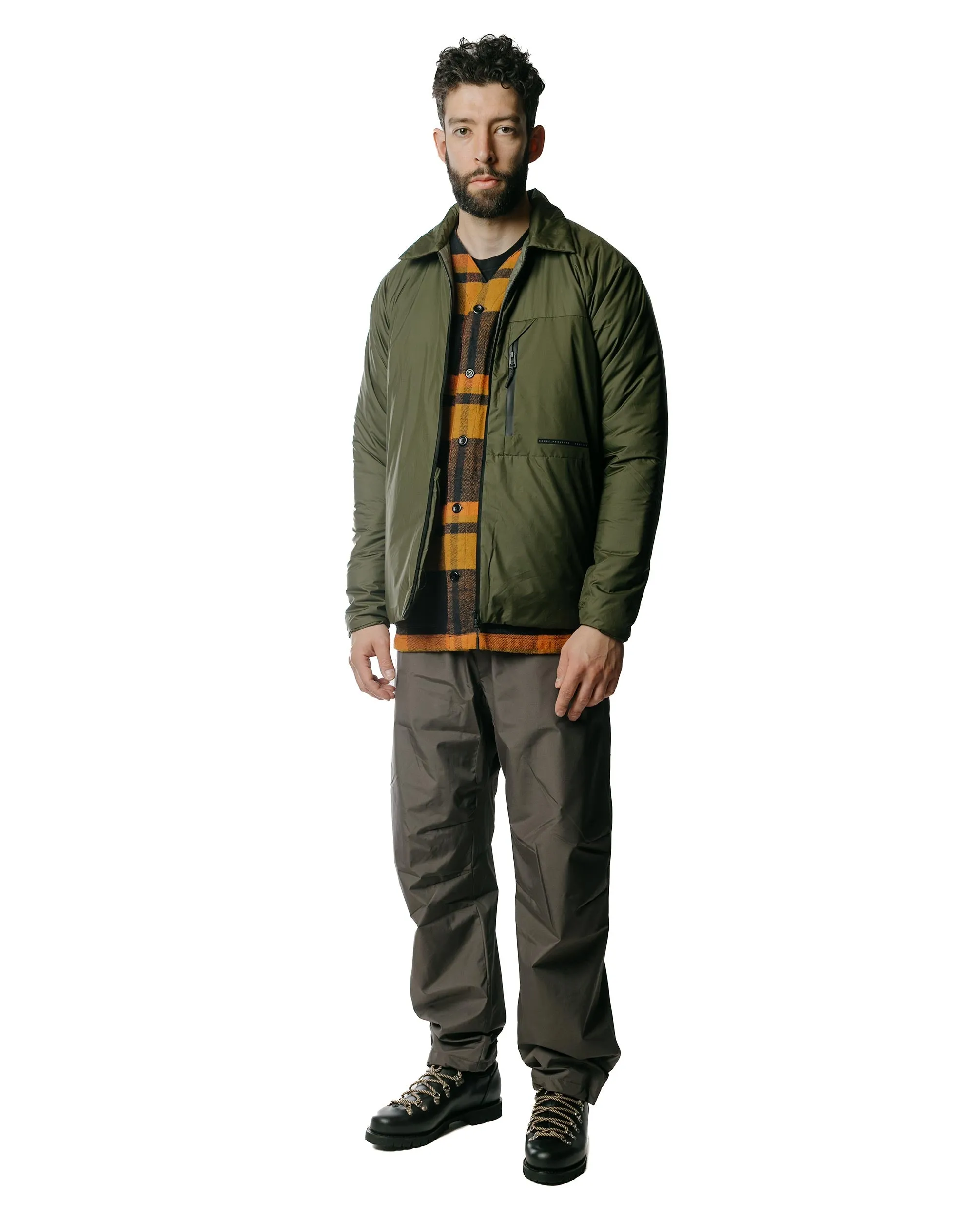 Norse Projects Pertex Quantum Midlayer Shirt Army Green sold by Lost & Found product image thumbnail 4