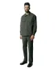 Wanze Straight Leg Baker Pant Structured Cotton Green Smoke sold by Lost & Found