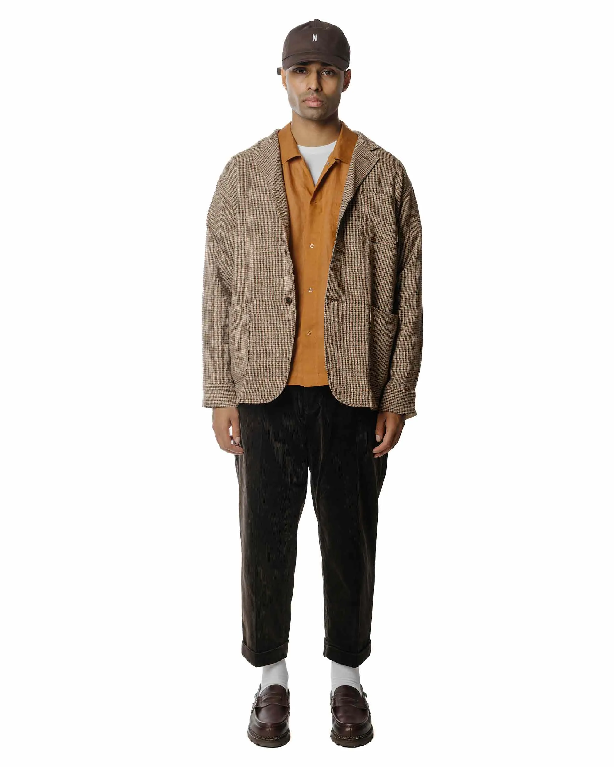 James Coward Workshop Shirt Terracotta Linen sold by Lost & Found product image thumbnail 4