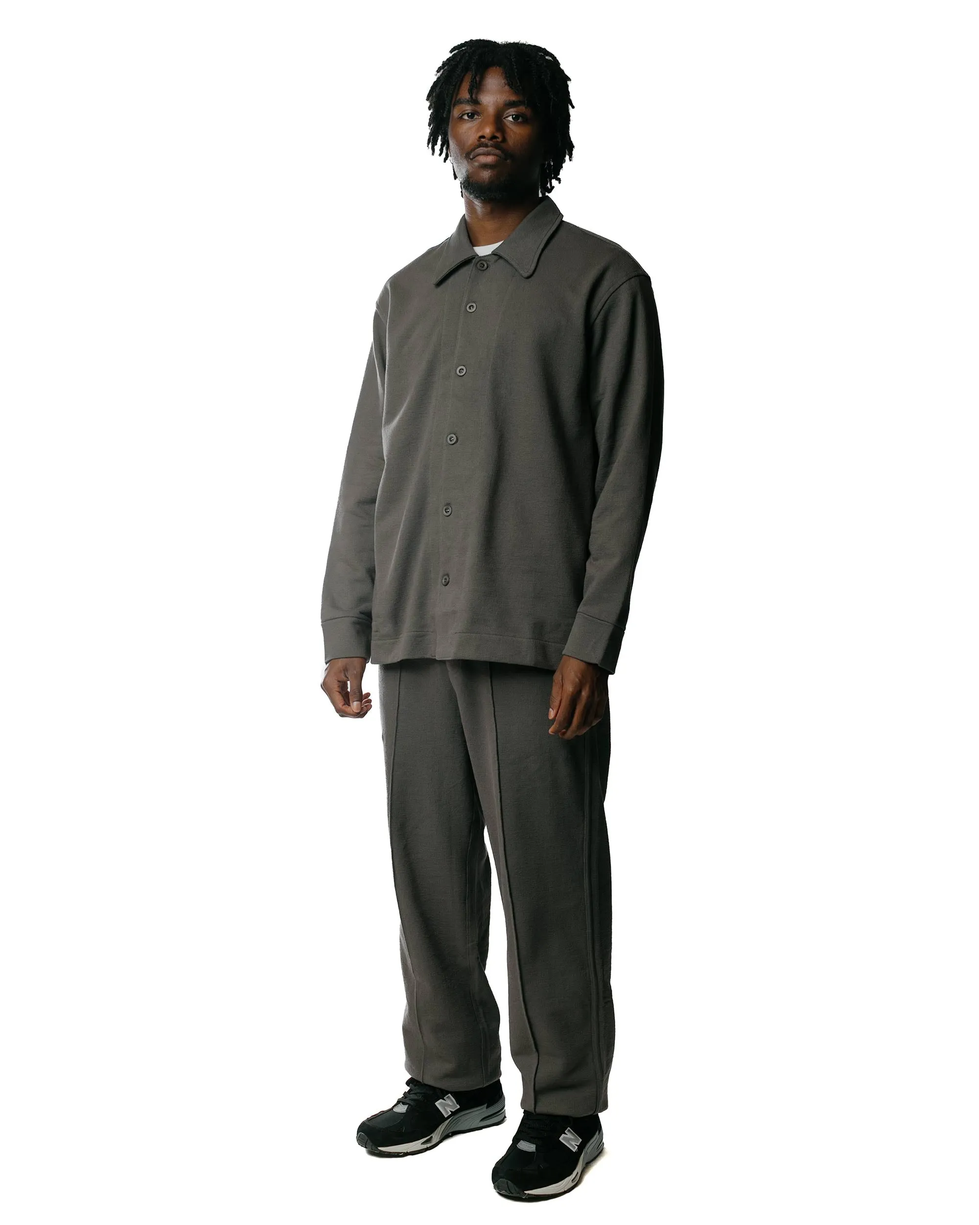 Lady White Co. Francisco Button Down Solid Grey sold by Lost & Found product image thumbnail 3