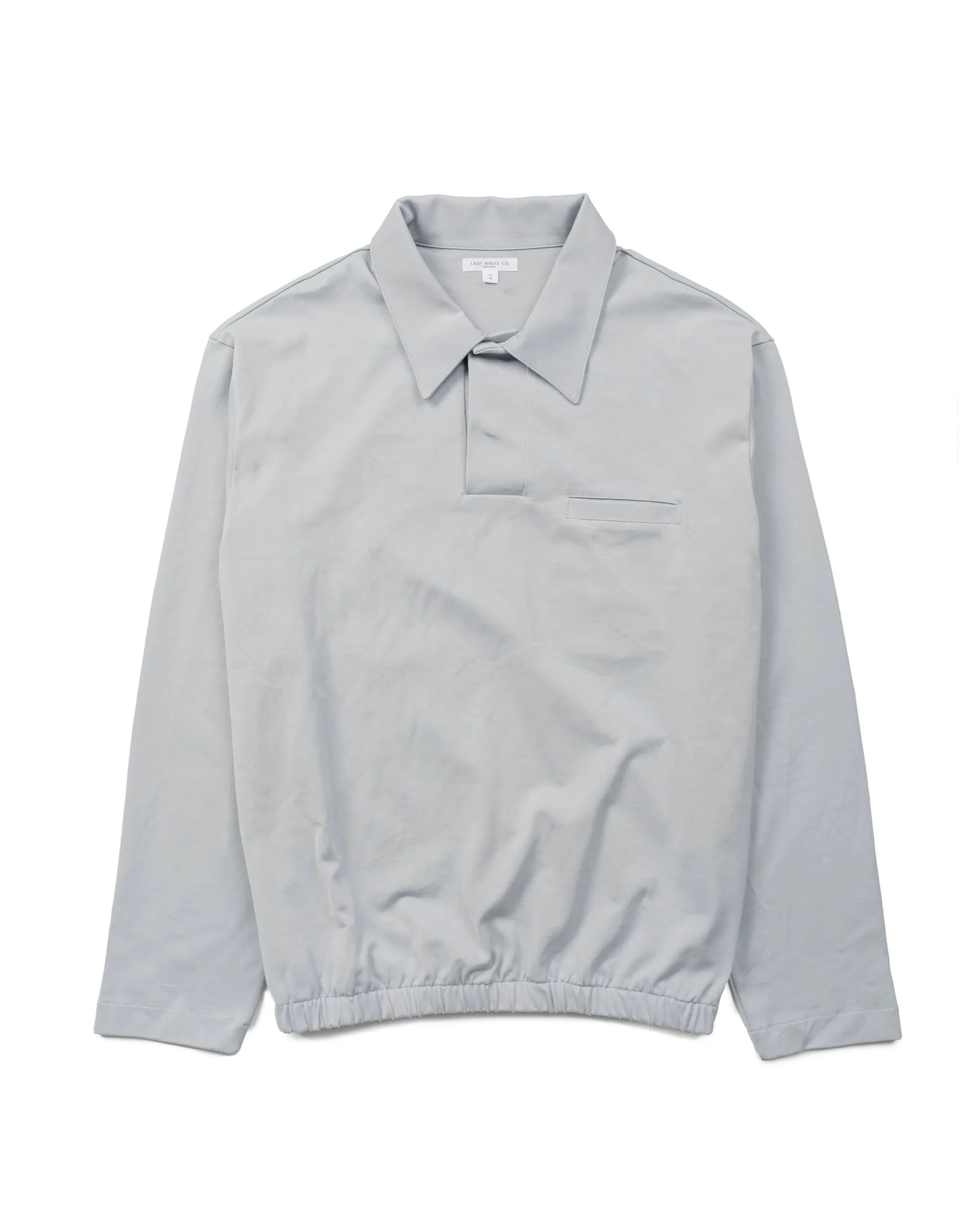 Lady White Co. L/S Richmond Polo Foggy Blue sold by Lost & Found