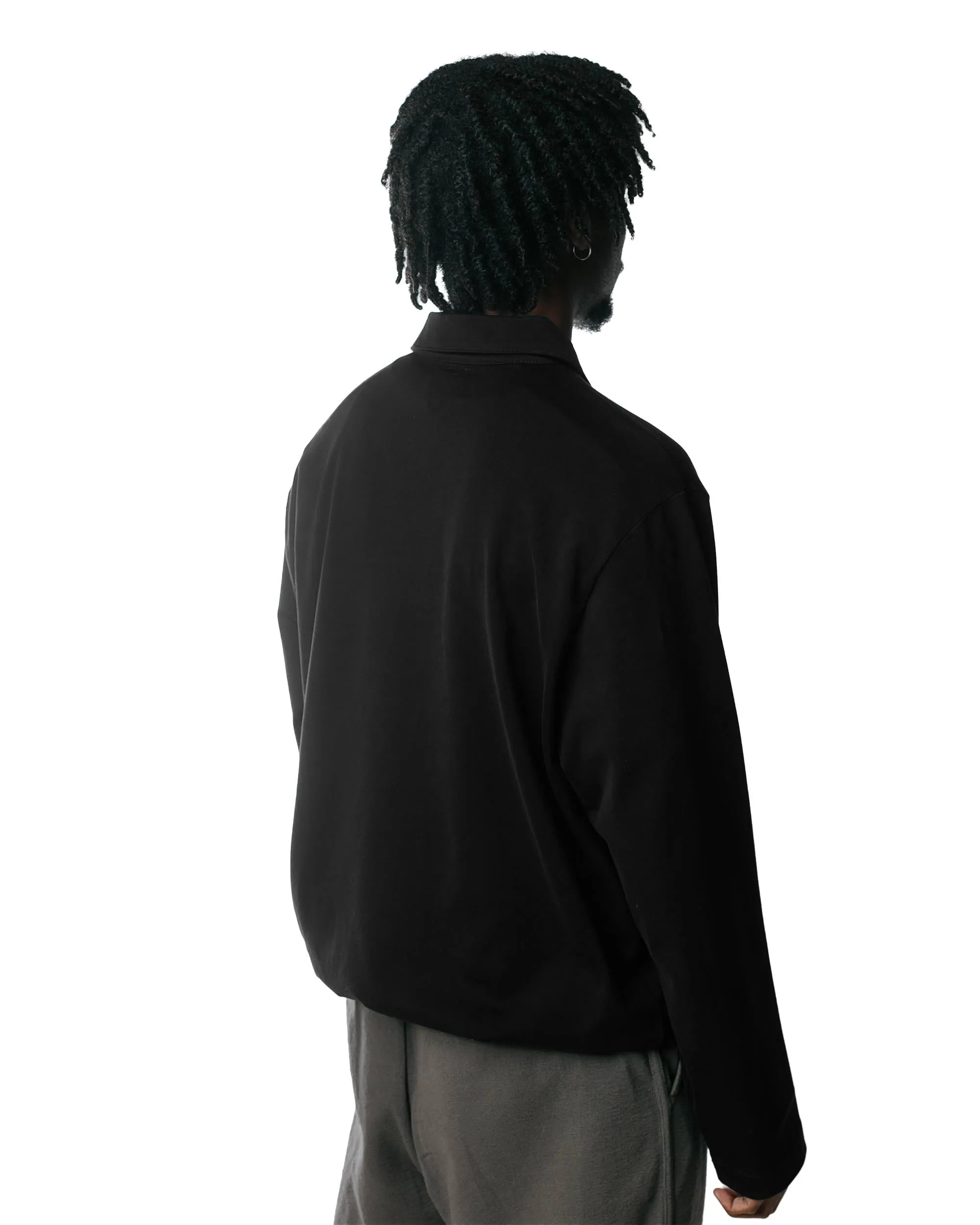 Lady White Co. L/S Richmond Polo Black sold by Lost & Found product image thumbnail 3