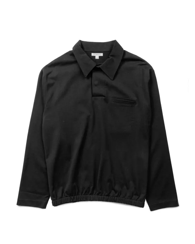 Lady White Co. L/S Richmond Polo Black sold by Lost & Found