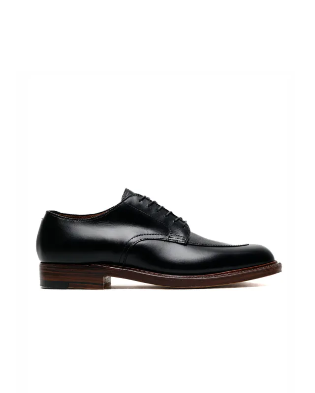 Alden V Tip Blucher Black Calfskin/Black Regina Grain G2603 sold by Lost & Found