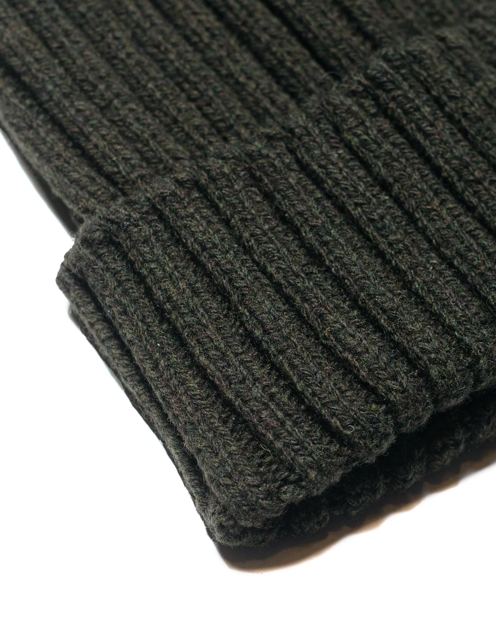 Beams Plus Wool Watch Cap Olive sold by Lost & Found product image thumbnail 2