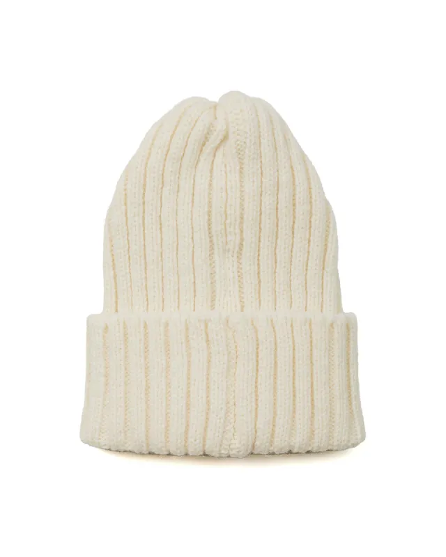 Beams Plus Wool Watch Cap Natural sold by Lost & Found