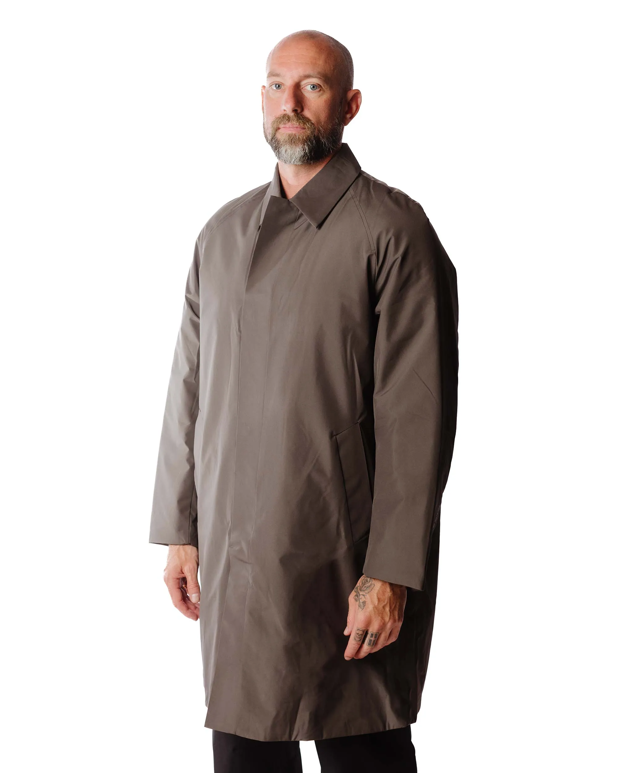 Norse Projects Vargo Gore-Tex Infinium Raglan Mac Heathland Brown sold by Lost & Found product image thumbnail 3