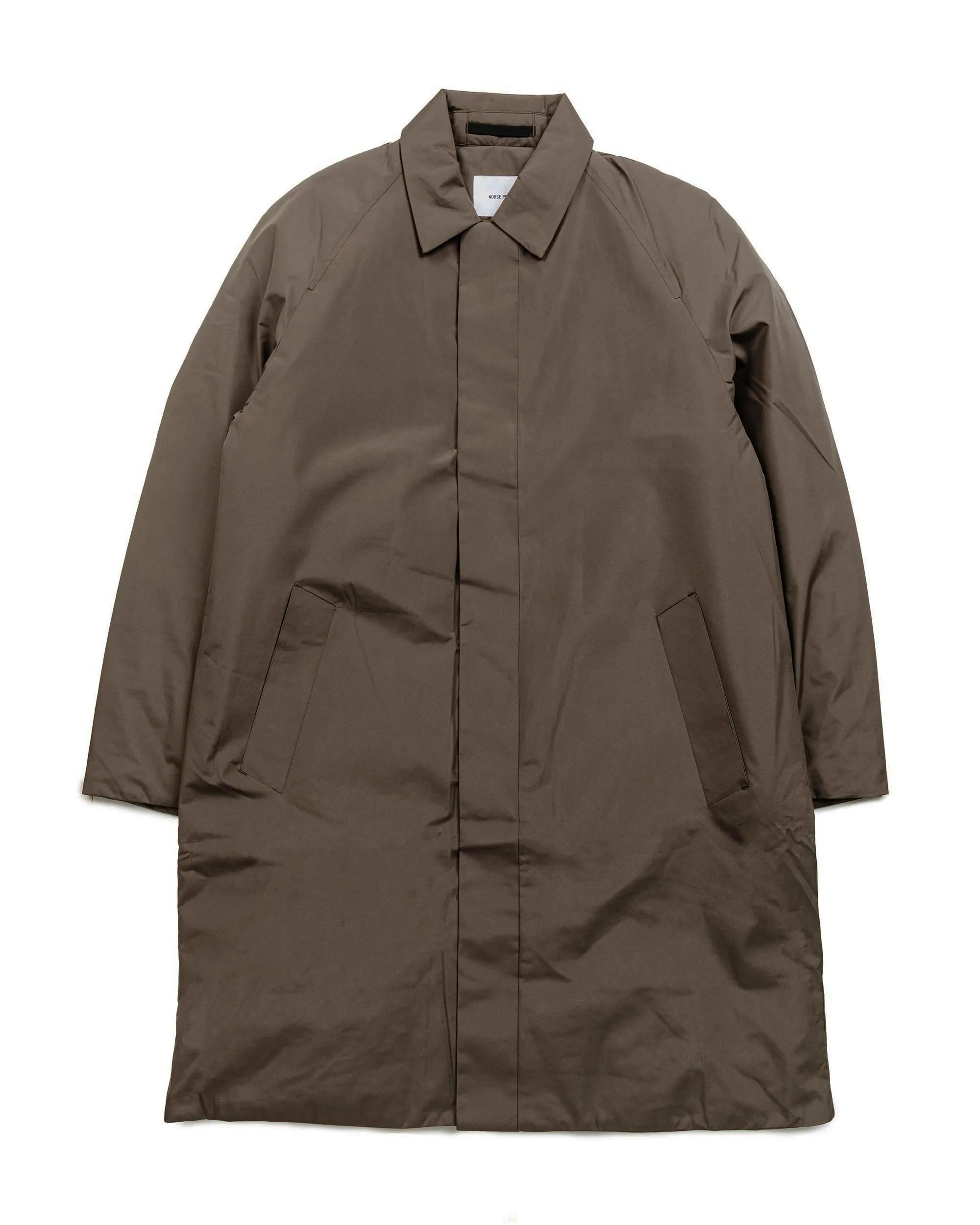 Norse Projects Vargo Gore-Tex Infinium Raglan Mac Heathland Brown sold by Lost & Found