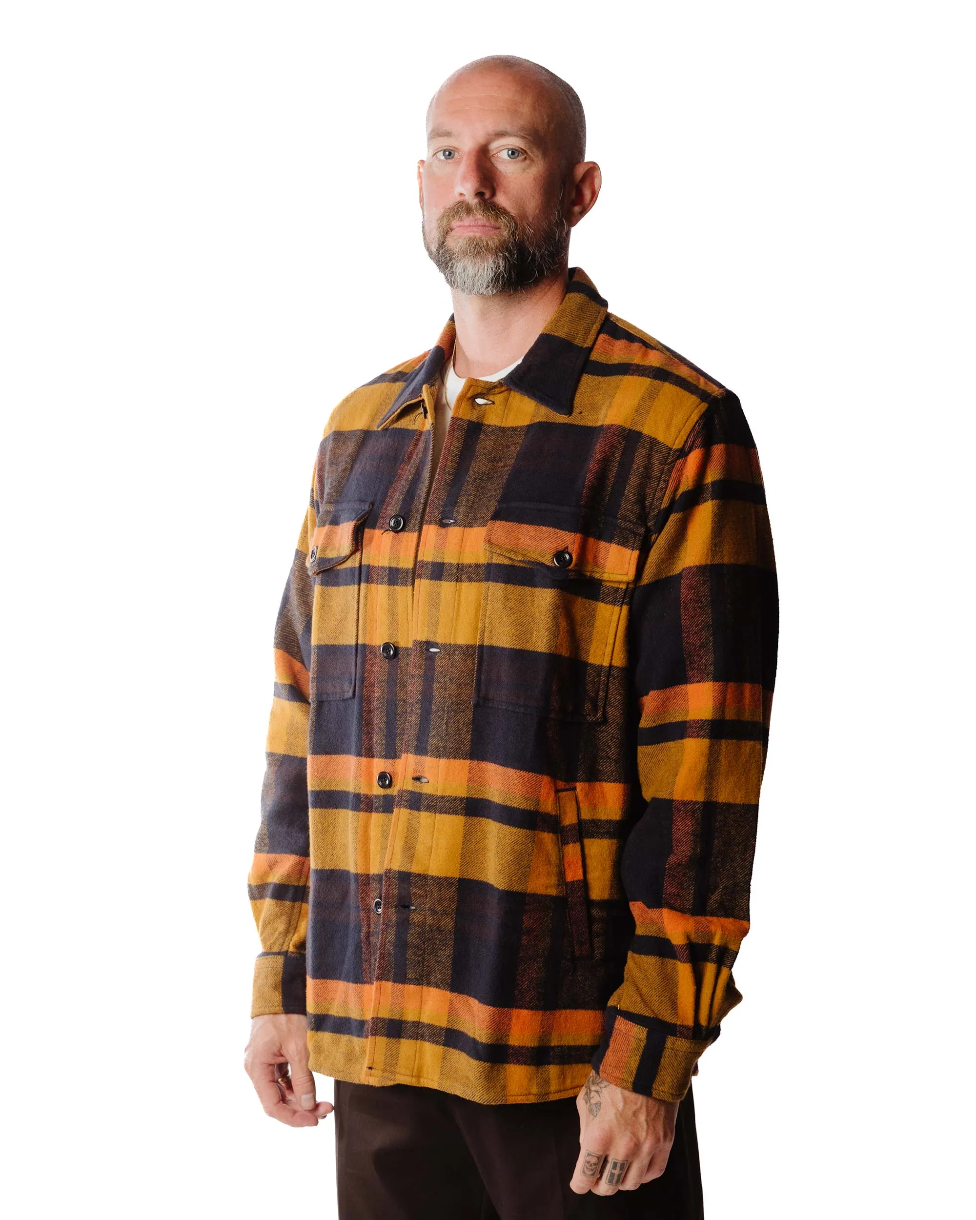 Norse Projects Julian Organic Heavy Twill Overshirt Dark Navy sold by Lost & Found product image thumbnail 3