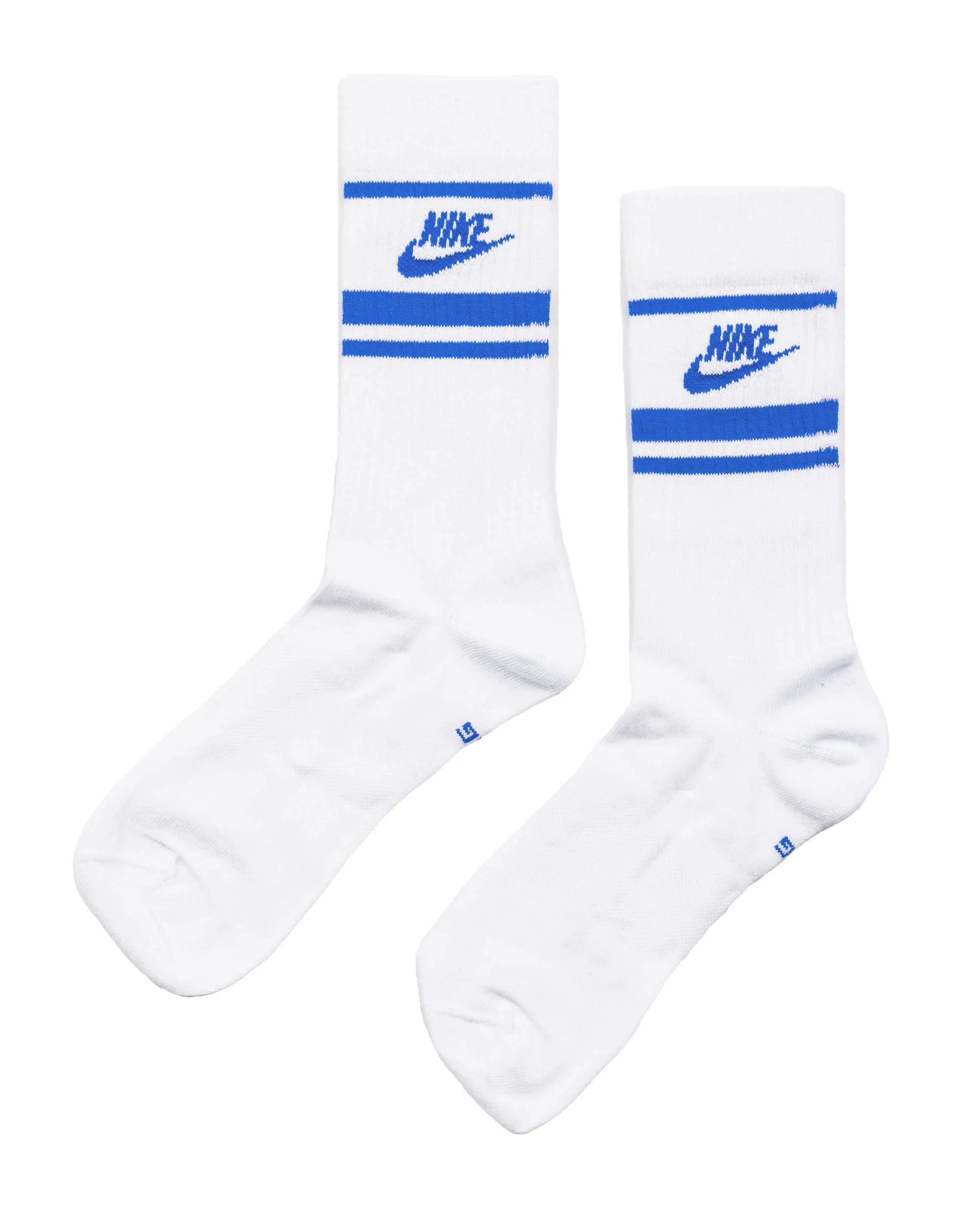 Nike Sportswear Everyday Essential Crew Socks White/Game Royal (3 Pack) sold by Lost & Found product image thumbnail 2
