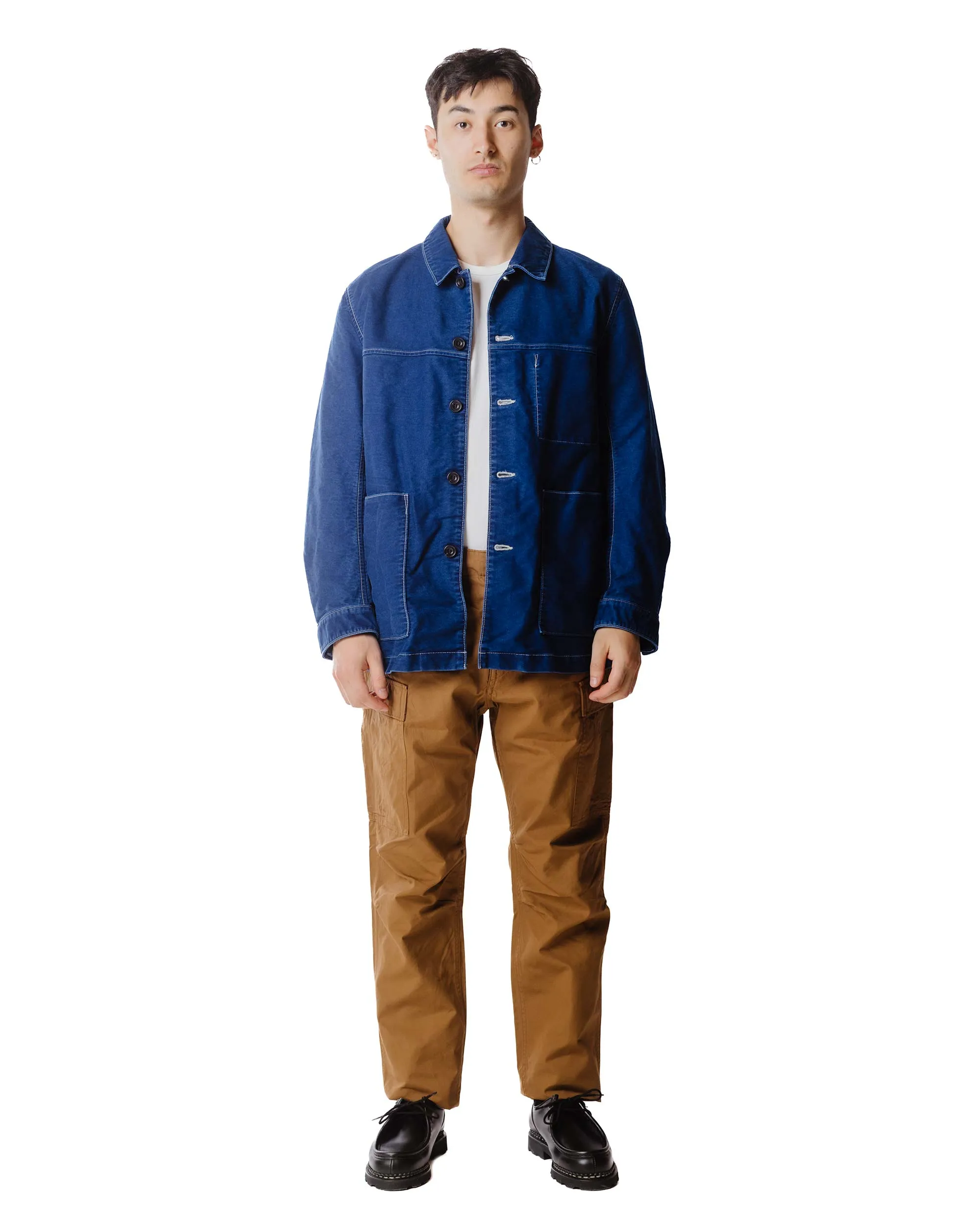 Sage de Cret x Lost & Found Coated Cotton/Linen Cargo Trouser Beige sold by Lost & Found product image thumbnail 2