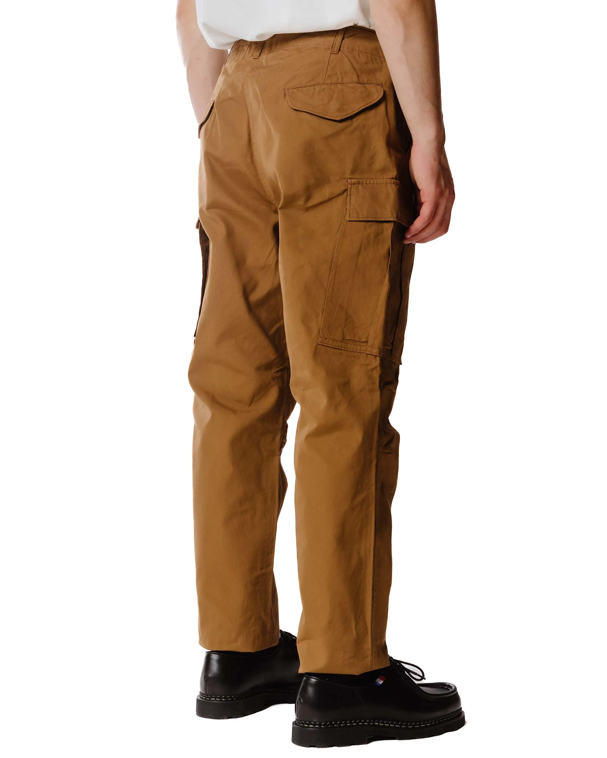 Sage de Cret x Lost & Found Coated Cotton/Linen Cargo Trouser Beige sold by Lost & Found product image thumbnail 4