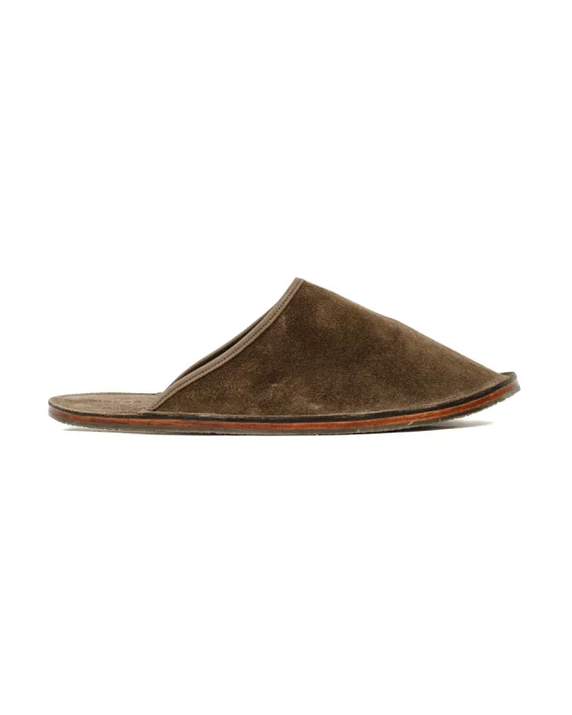 Viberg Slide Thyme Janus Calf Suede sold by Lost & Found