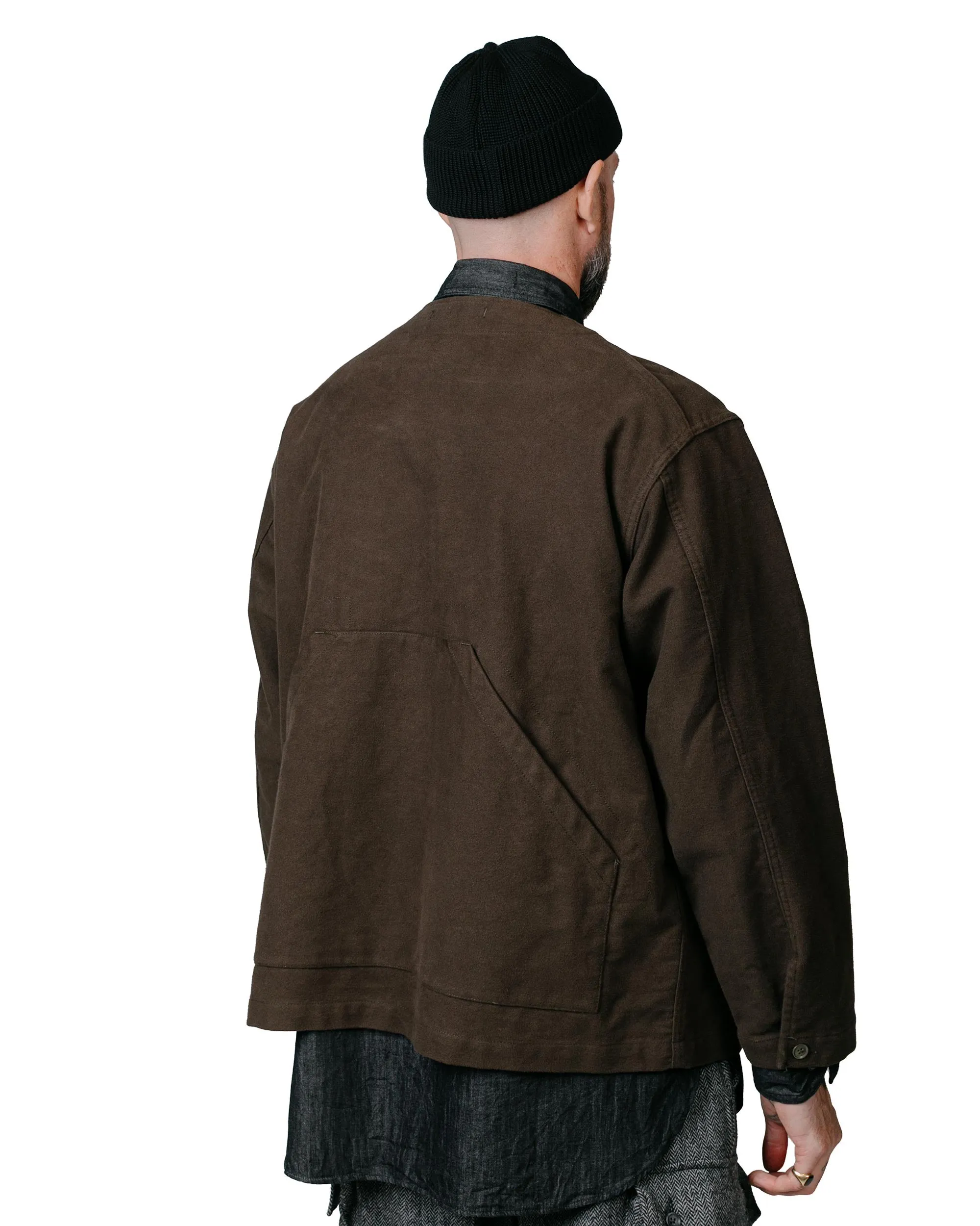 Engineered Garments Shooting Jacket Olive Cotton Moleskin sold by Lost & Found product image thumbnail 3