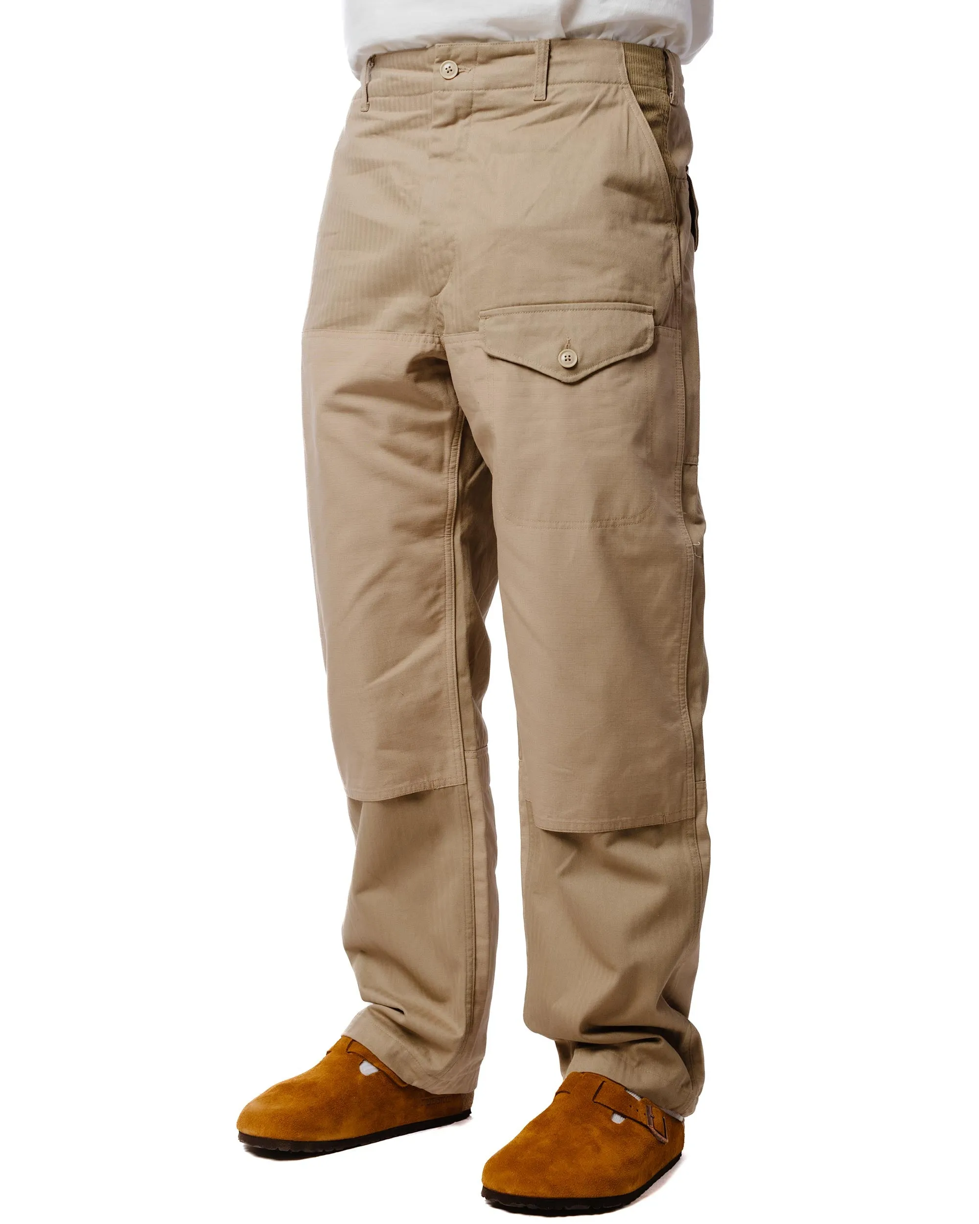 Engineered Garments Field Pant Khaki Cotton Herringbone Twill sold by Lost & Found product image thumbnail 2