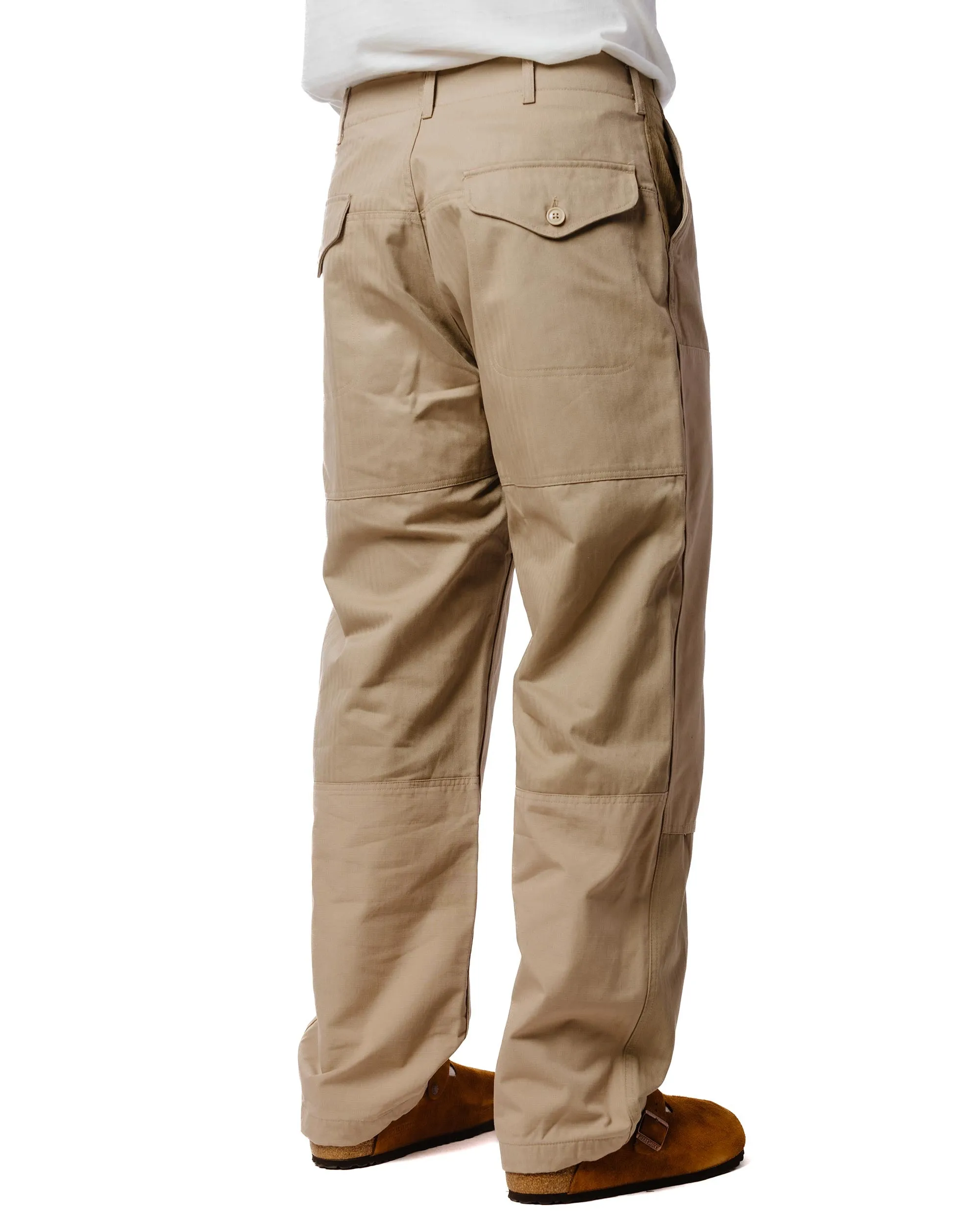 Engineered Garments Field Pant Khaki Cotton Herringbone Twill sold by Lost & Found product image thumbnail 3