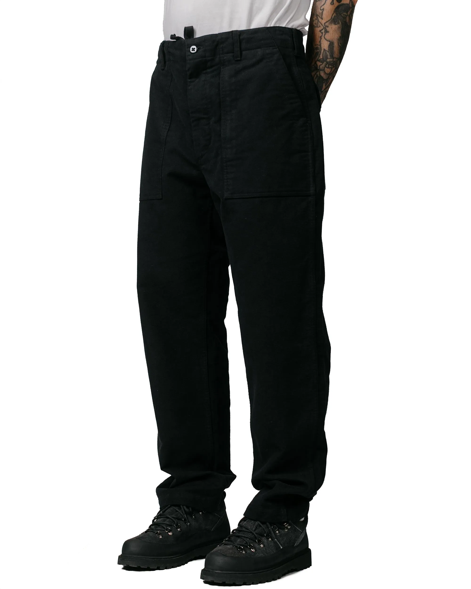 Engineered Garments Fatigue Pant Black Cotton Moleskin sold by Lost & Found product image thumbnail 2