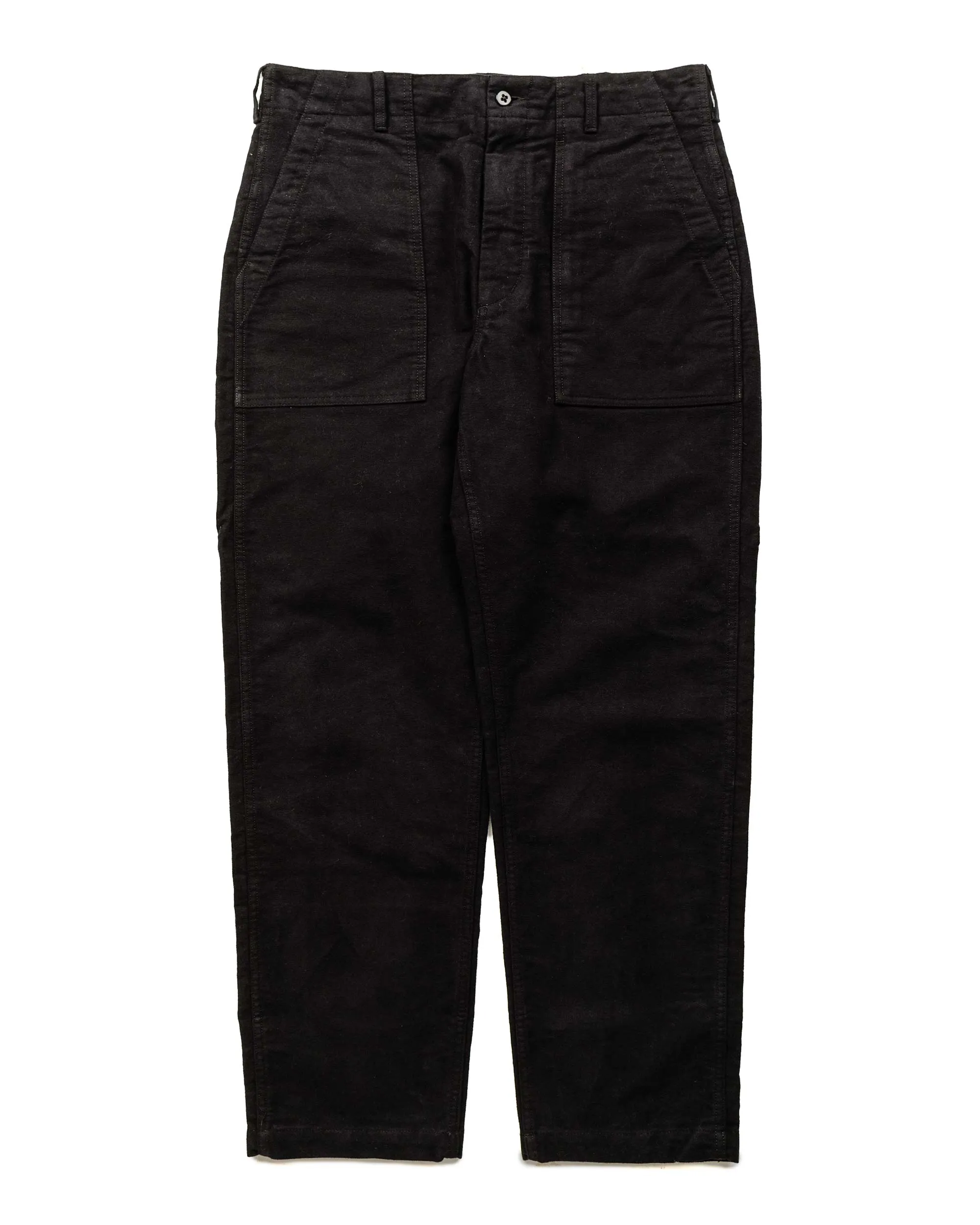 Engineered Garments Fatigue Pant Black Cotton Moleskin sold by Lost & Found