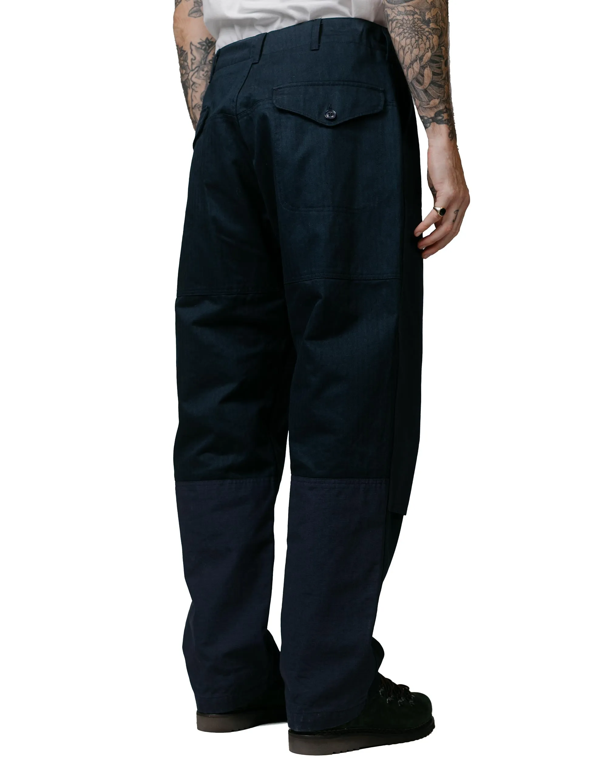 Engineered Garments Field Pant Dark Navy Cotton Herringbone Twill sold by Lost & Found product image thumbnail 3