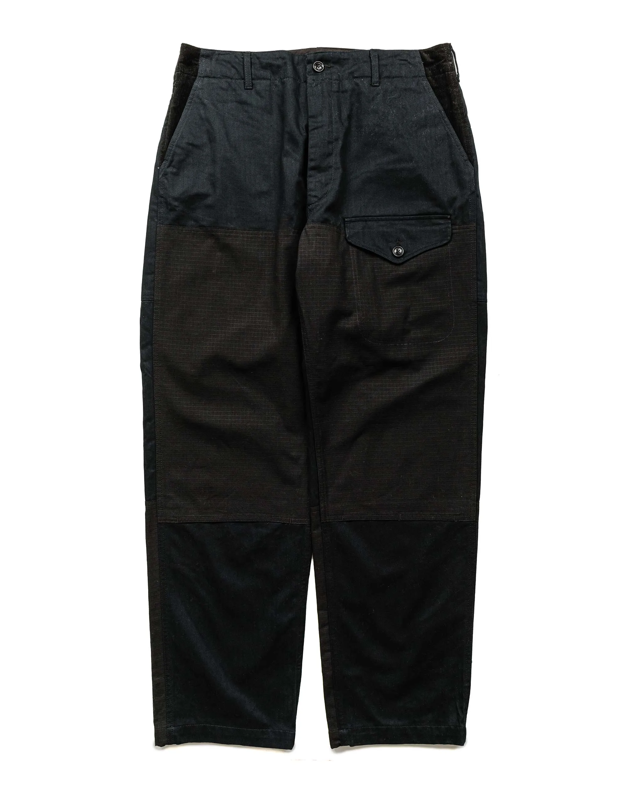 Engineered Garments Field Pant Black Cotton Herringbone Twill sold by Lost & Found