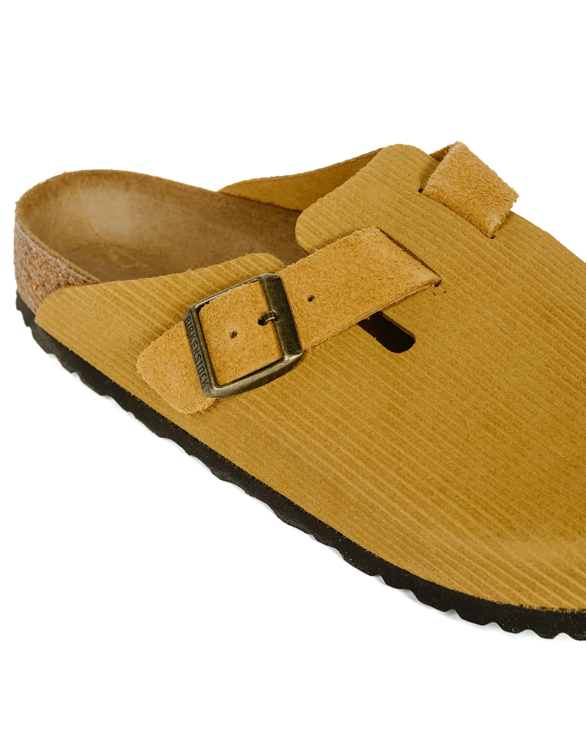 Birkenstock Boston Cork Brown Suede Corduroy sold by Lost & Found product image thumbnail 3