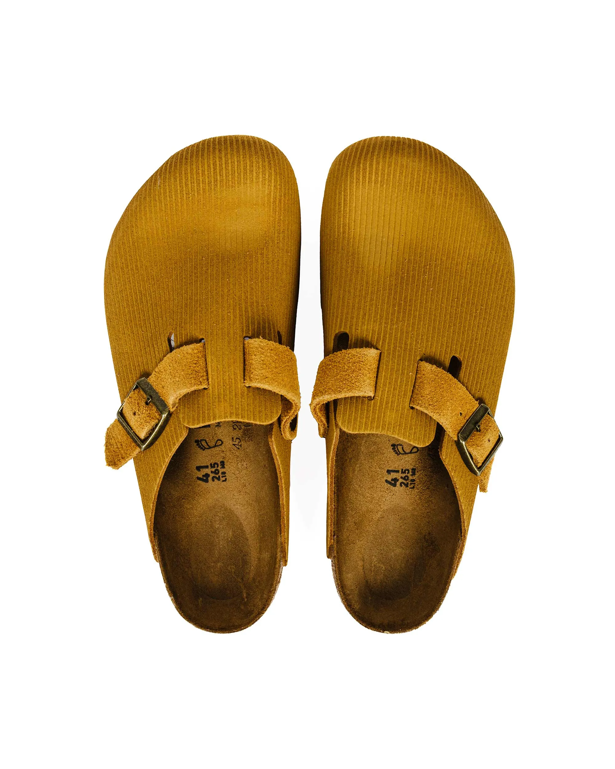Birkenstock Boston Cork Brown Suede Corduroy sold by Lost & Found product image thumbnail 5