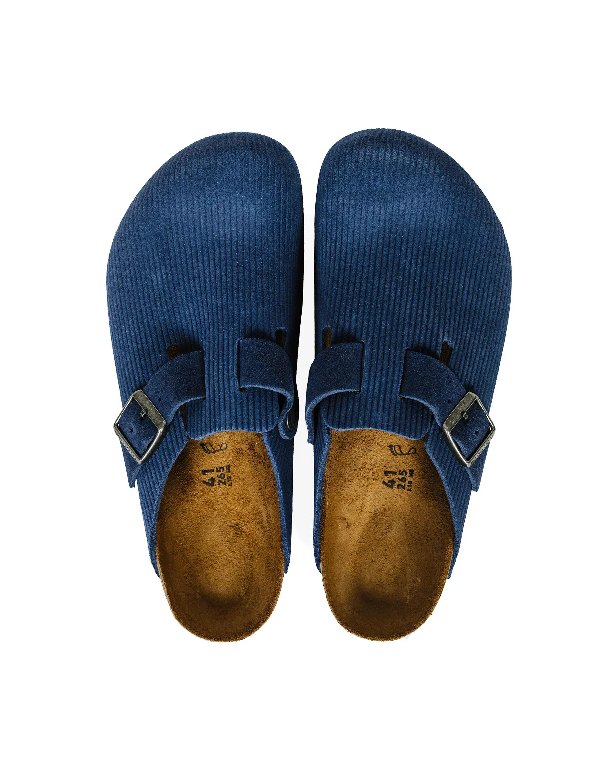 Birkenstock Boston Indigo Blue Suede Corduroy sold by Lost & Found product image thumbnail 5