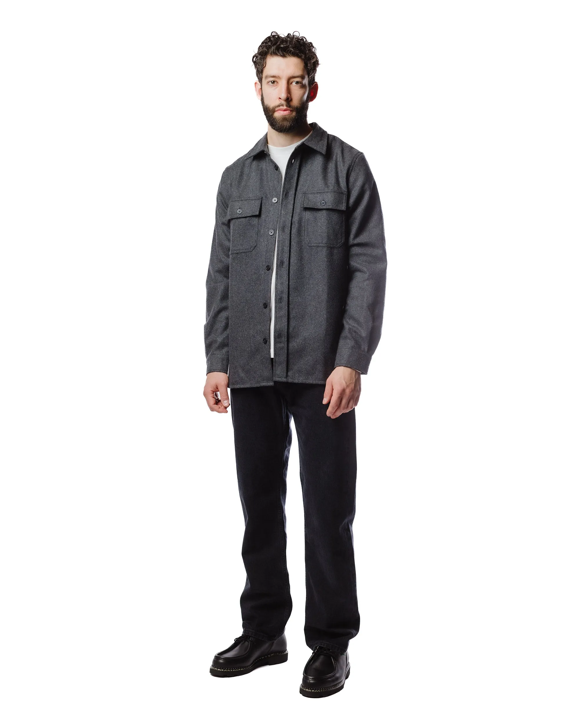 Norse Projects Silas Wool Charcoal Melange sold by Lost & Found product image thumbnail 2