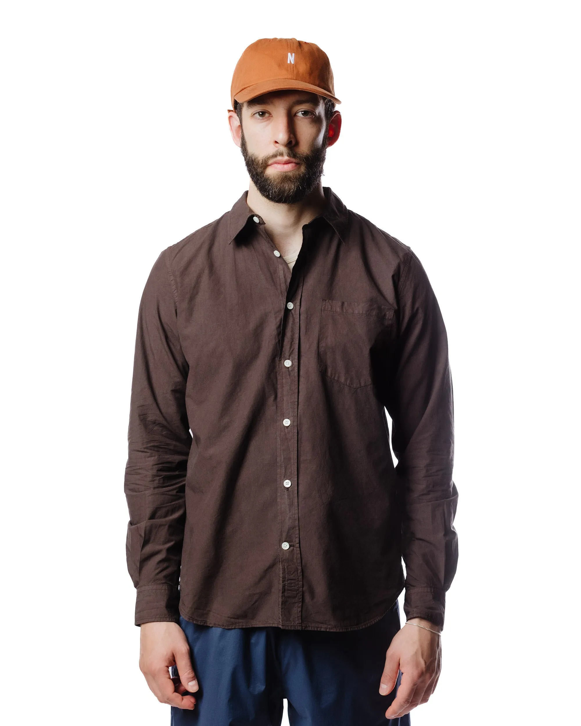 Norse Projects Osvald Tencel Espresso sold by Lost & Found product image thumbnail 3
