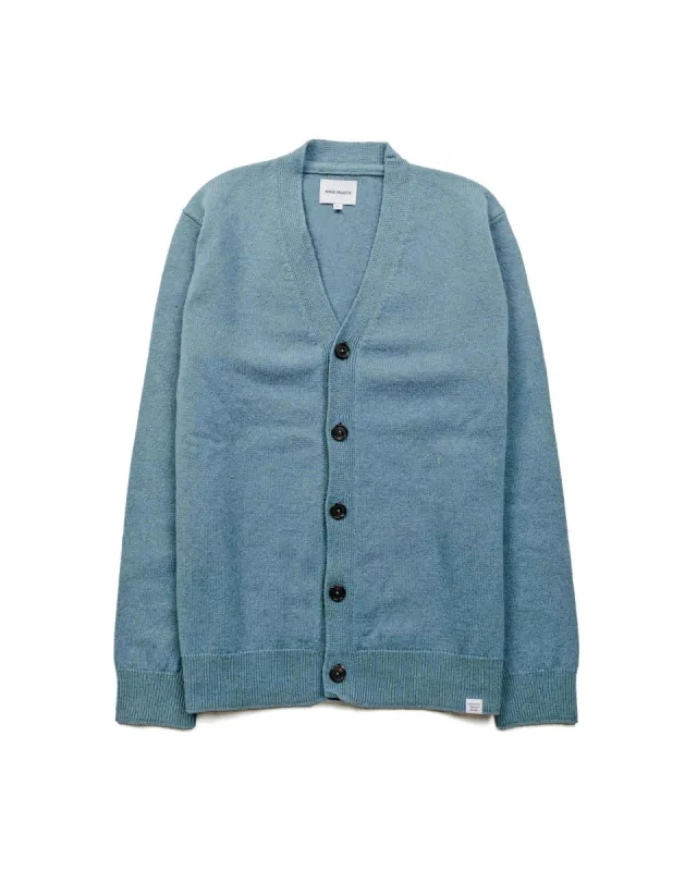 Norse Projects Adam Lambswool Light Stone Blue sold by Lost & Found