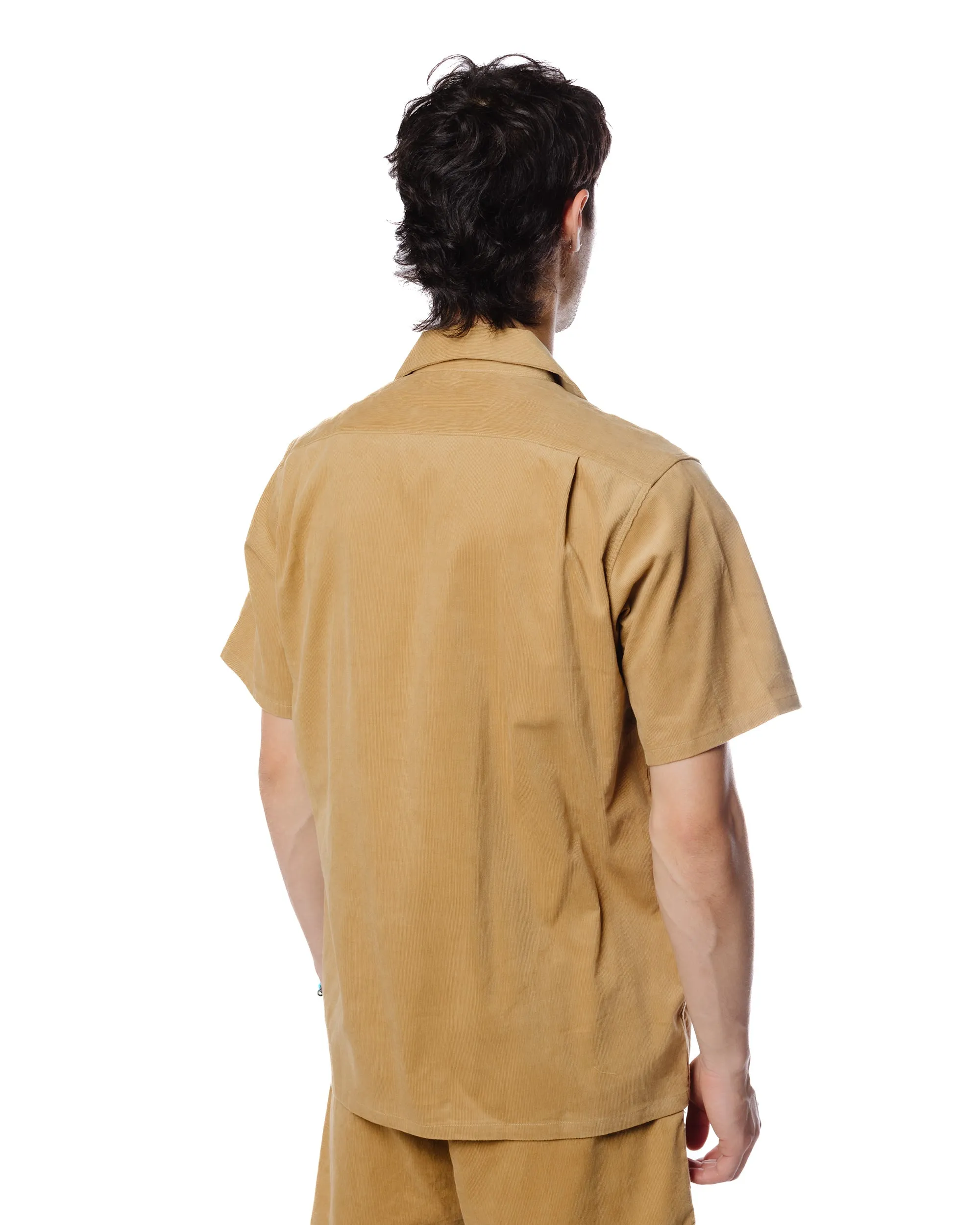The Real McCoy's MS23007 Open Collar Resort S/S Shirt / Summer Corduroy Beige sold by Lost & Found product image thumbnail 4