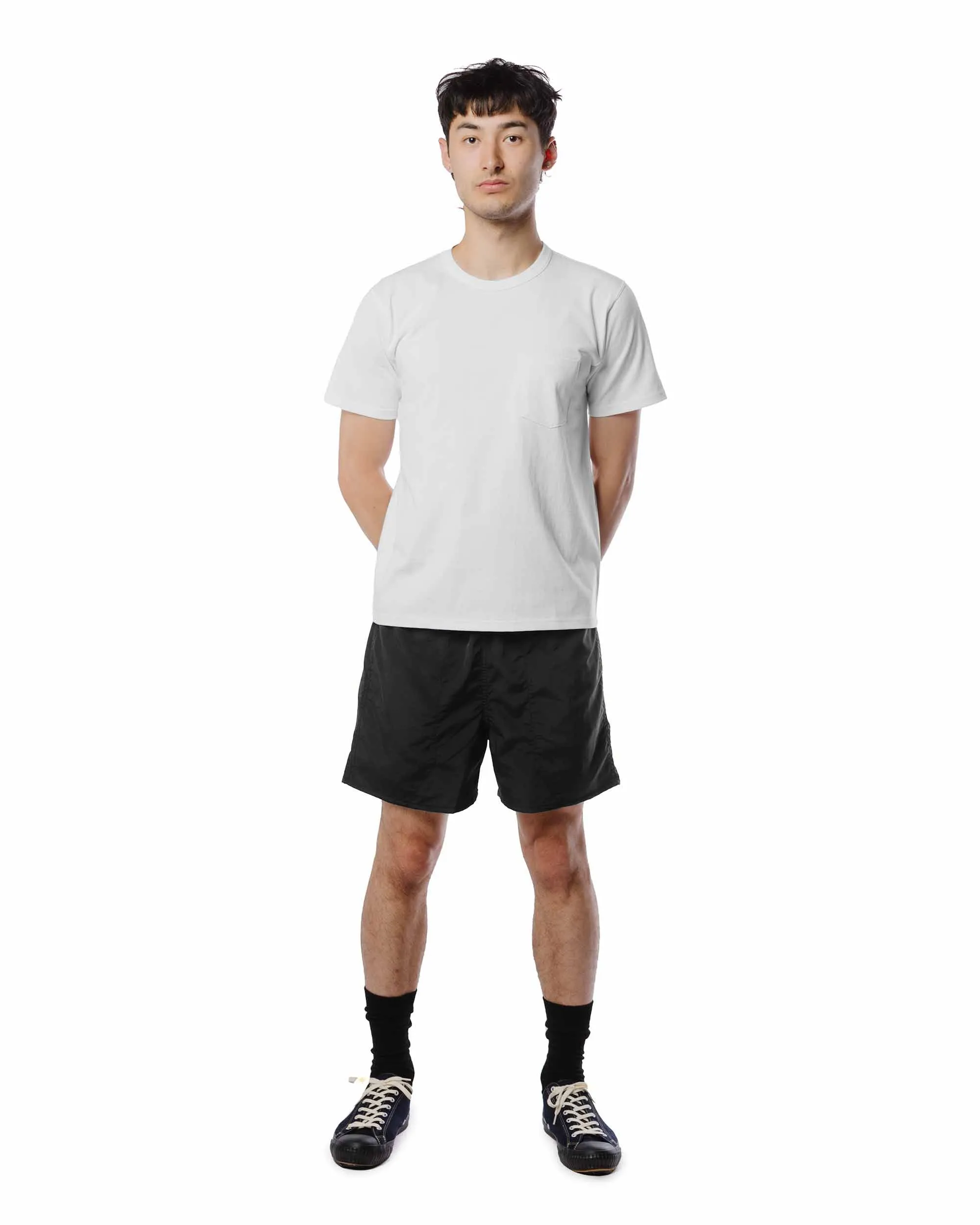 The Real McCoy's MP23019 Nylon-Mesh Hiking Shorts Onyx sold by Lost & Found product image thumbnail 2