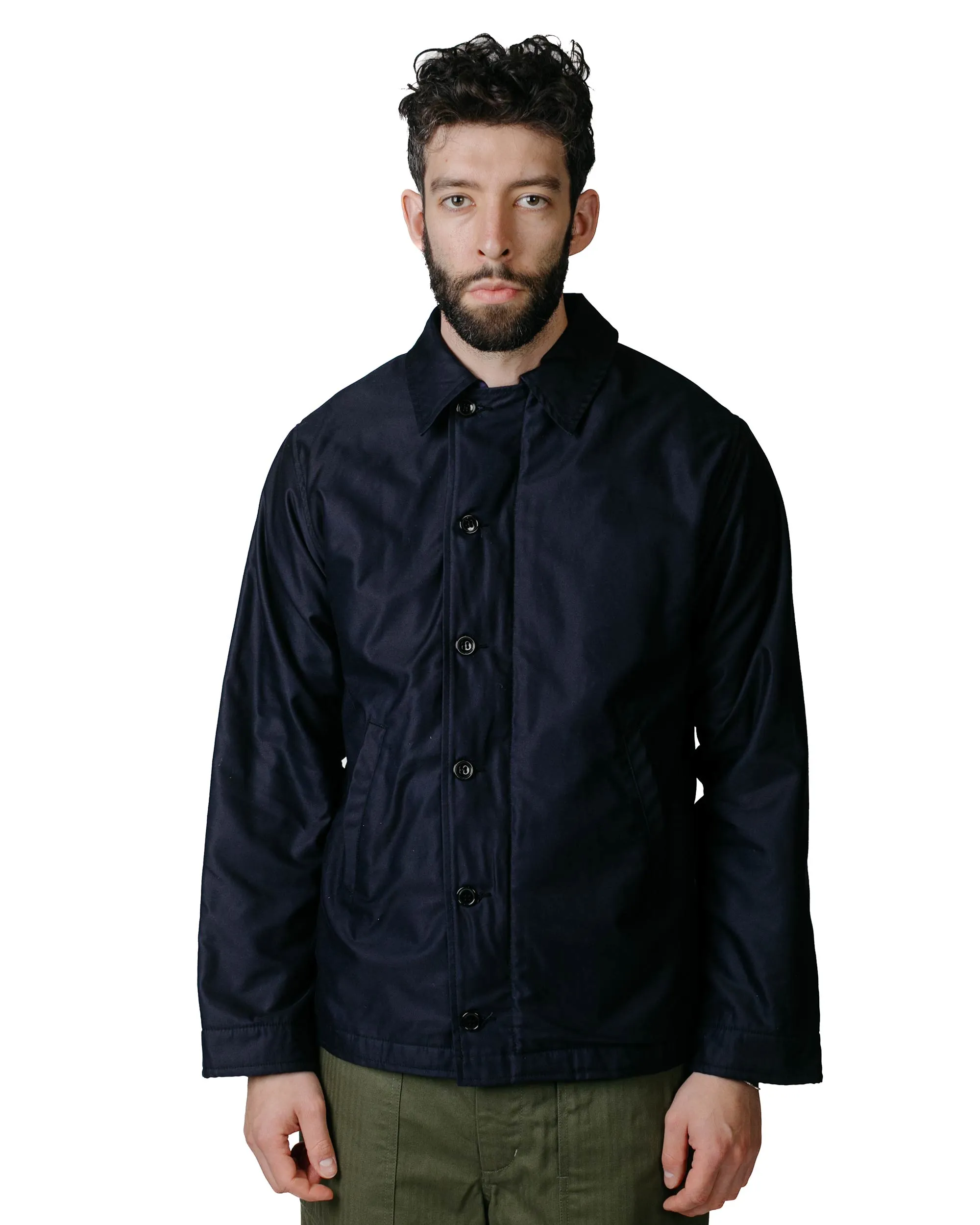 The Real McCoy's MJ23010 U.S. Navy Utility Jacket Navy sold by Lost & Found product image thumbnail 2