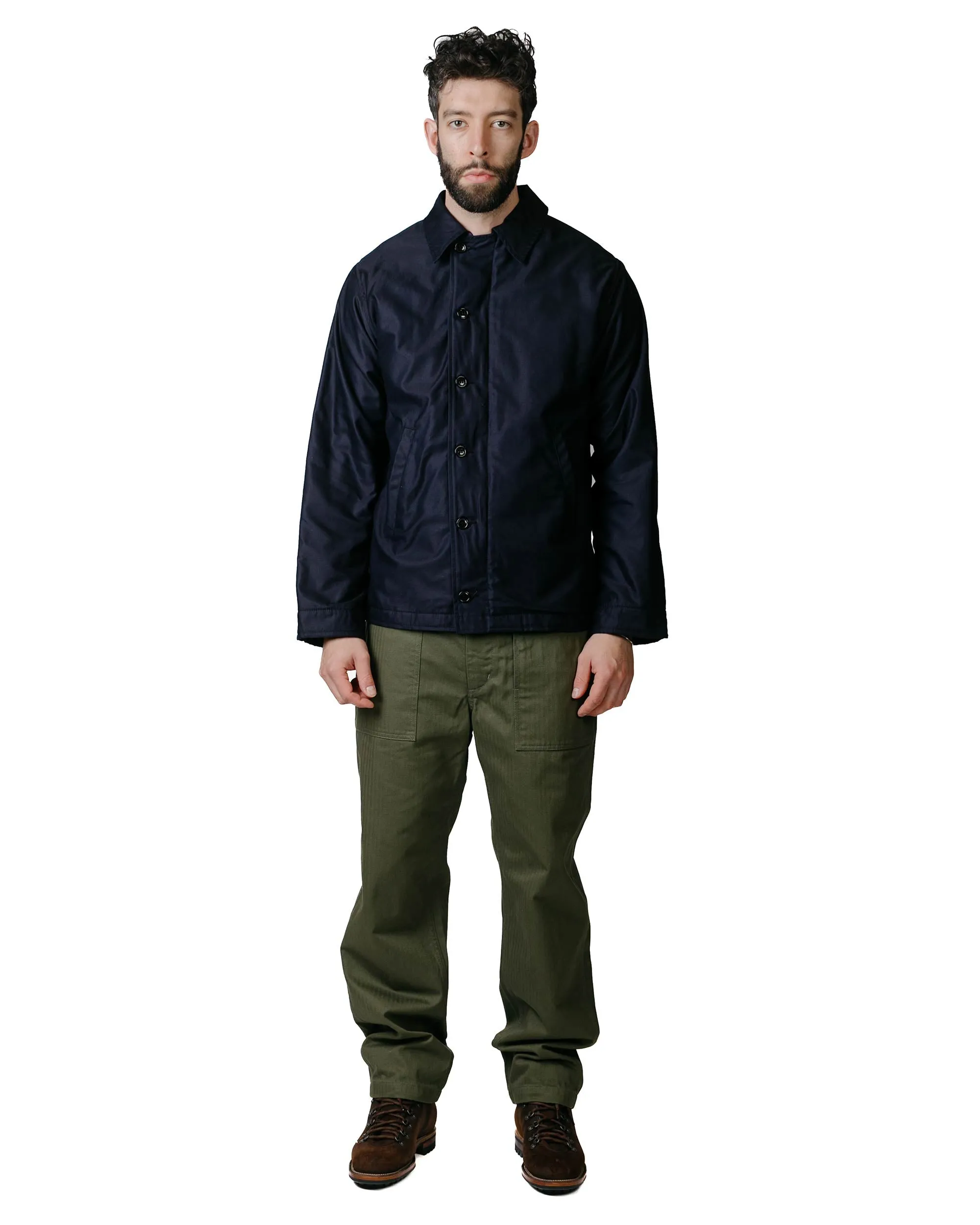 The Real McCoy's MJ23010 U.S. Navy Utility Jacket Navy sold by Lost & Found product image thumbnail 4