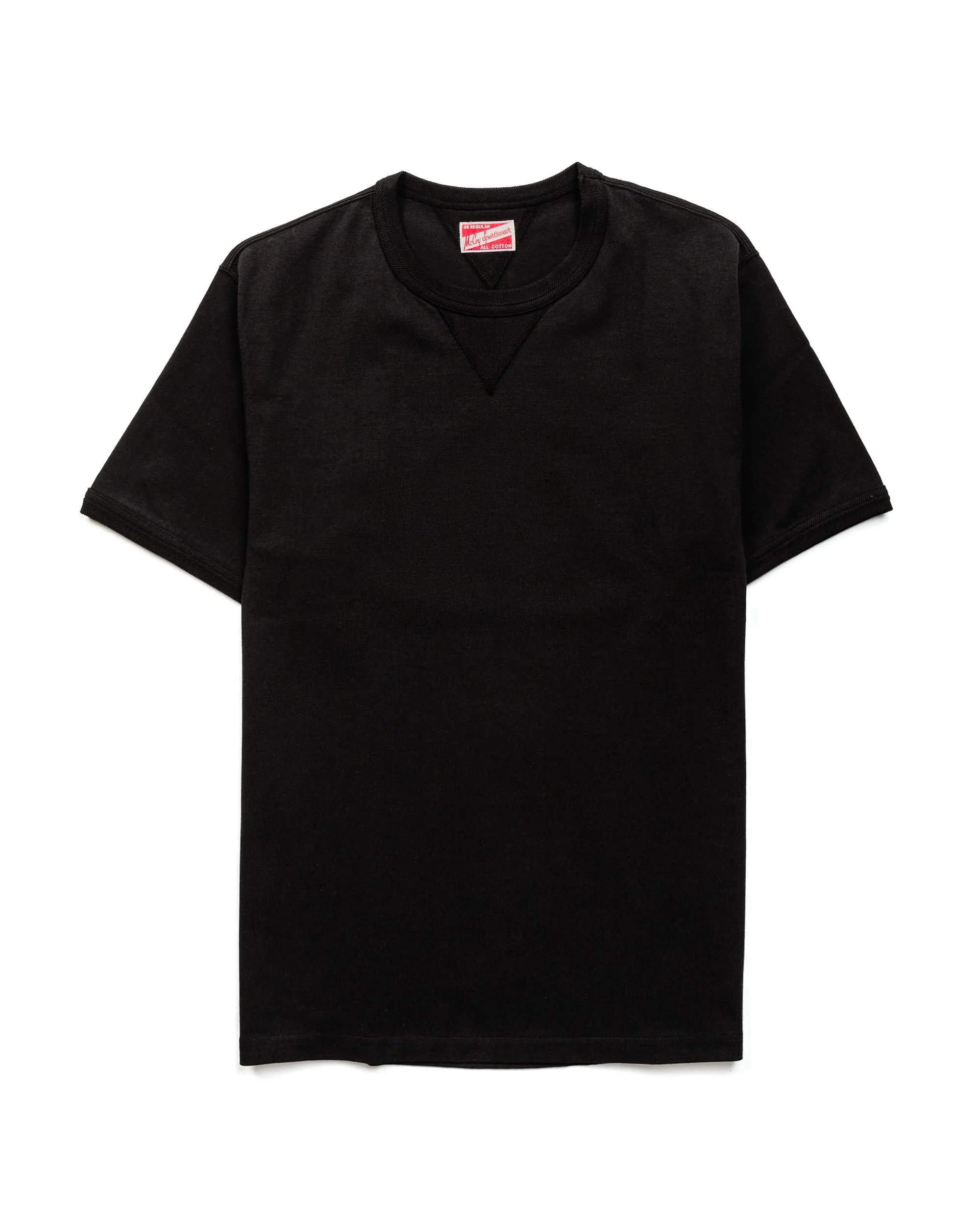 The Real McCoy's MC23020 Gusset Tee Black sold by Lost & Found