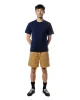 The Real McCoy's MC23020 Gusset Tee Navy sold by Lost & Found