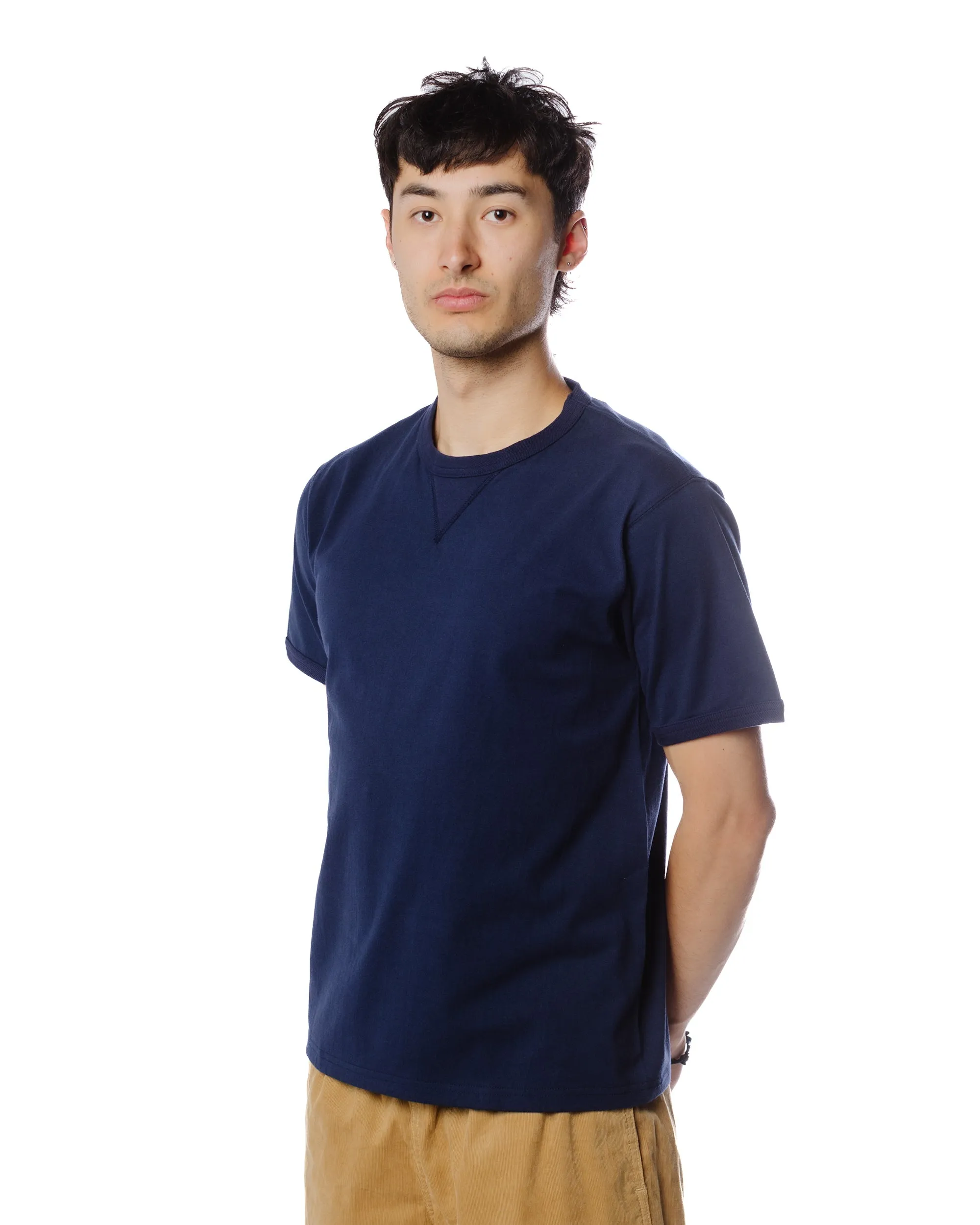 The Real McCoy's MC23020 Gusset Tee Navy sold by Lost & Found product image thumbnail 3