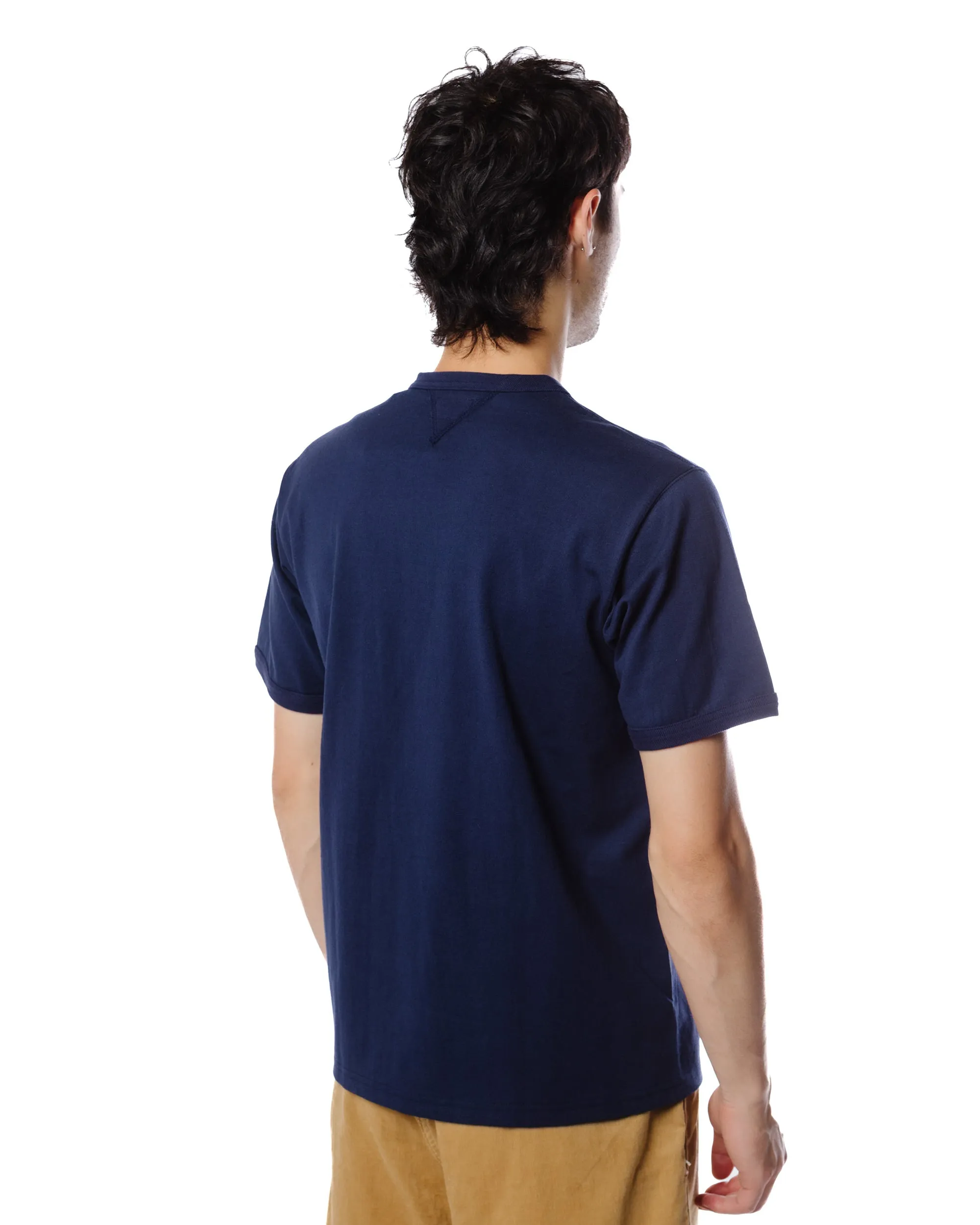 The Real McCoy's MC23020 Gusset Tee Navy sold by Lost & Found product image thumbnail 4