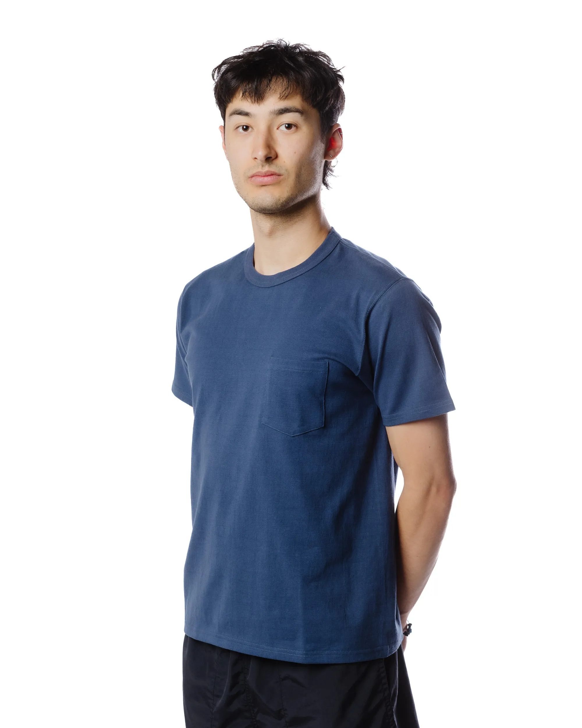 The Real McCoy's MC22006 Pocket Tee Marine Blue sold by Lost & Found product image thumbnail 3