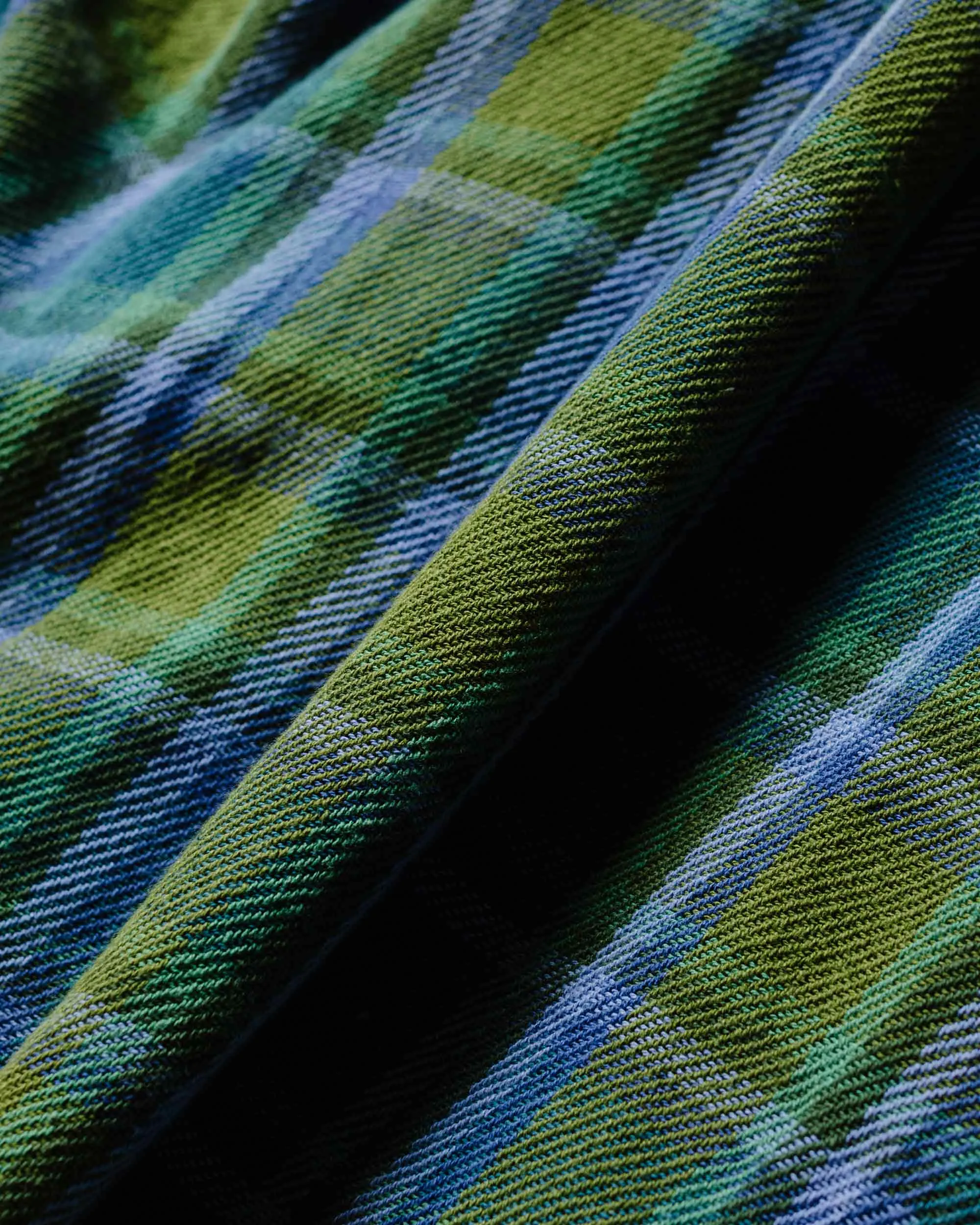 Engineered Garments Work Shirt Green Cotton Heavy Twill Plaid sold by Lost & Found product image thumbnail 5