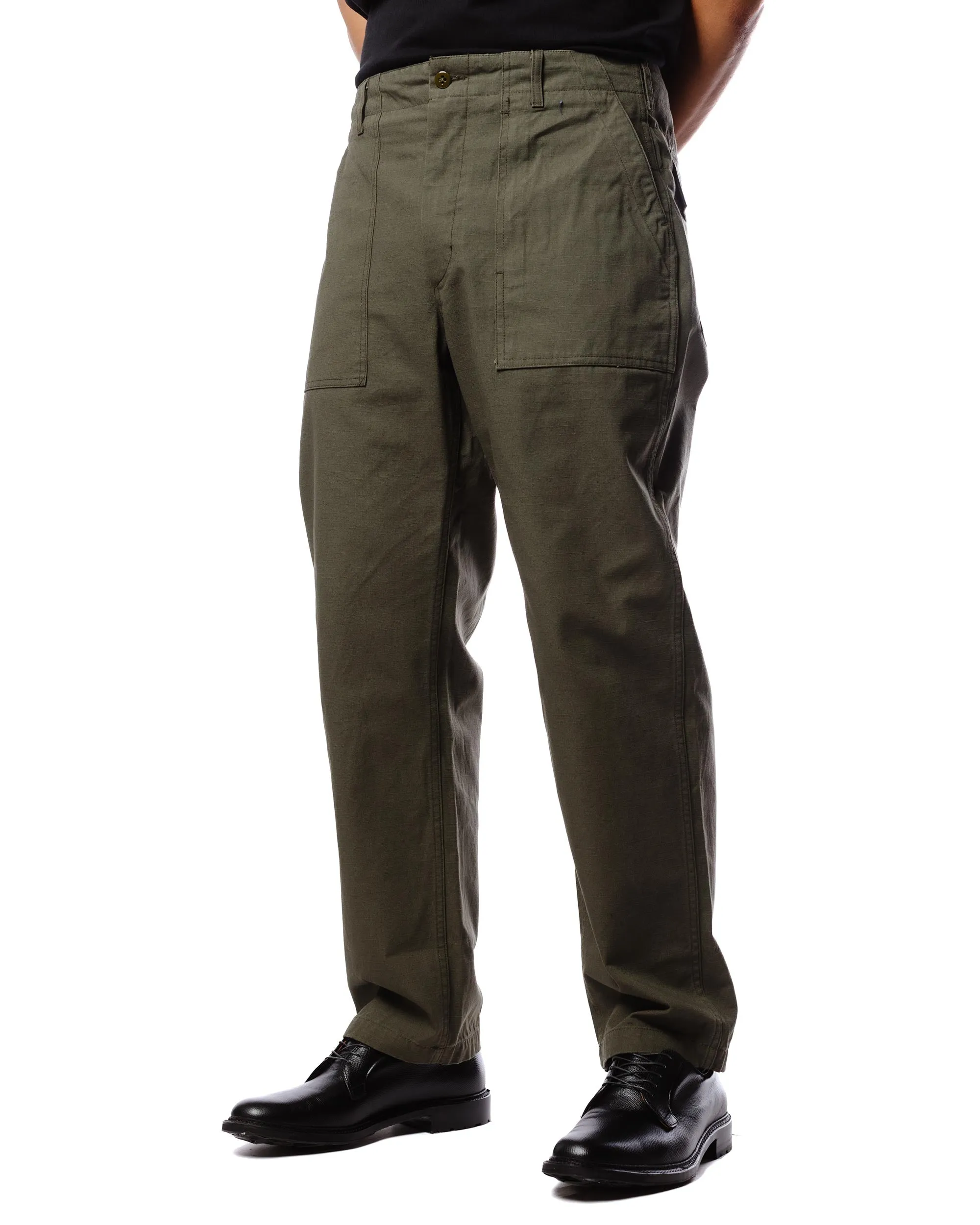Engineered Garments Fatigue Pant Olive Heavyweight Cotton Ripstop sold by Lost & Found product image thumbnail 3