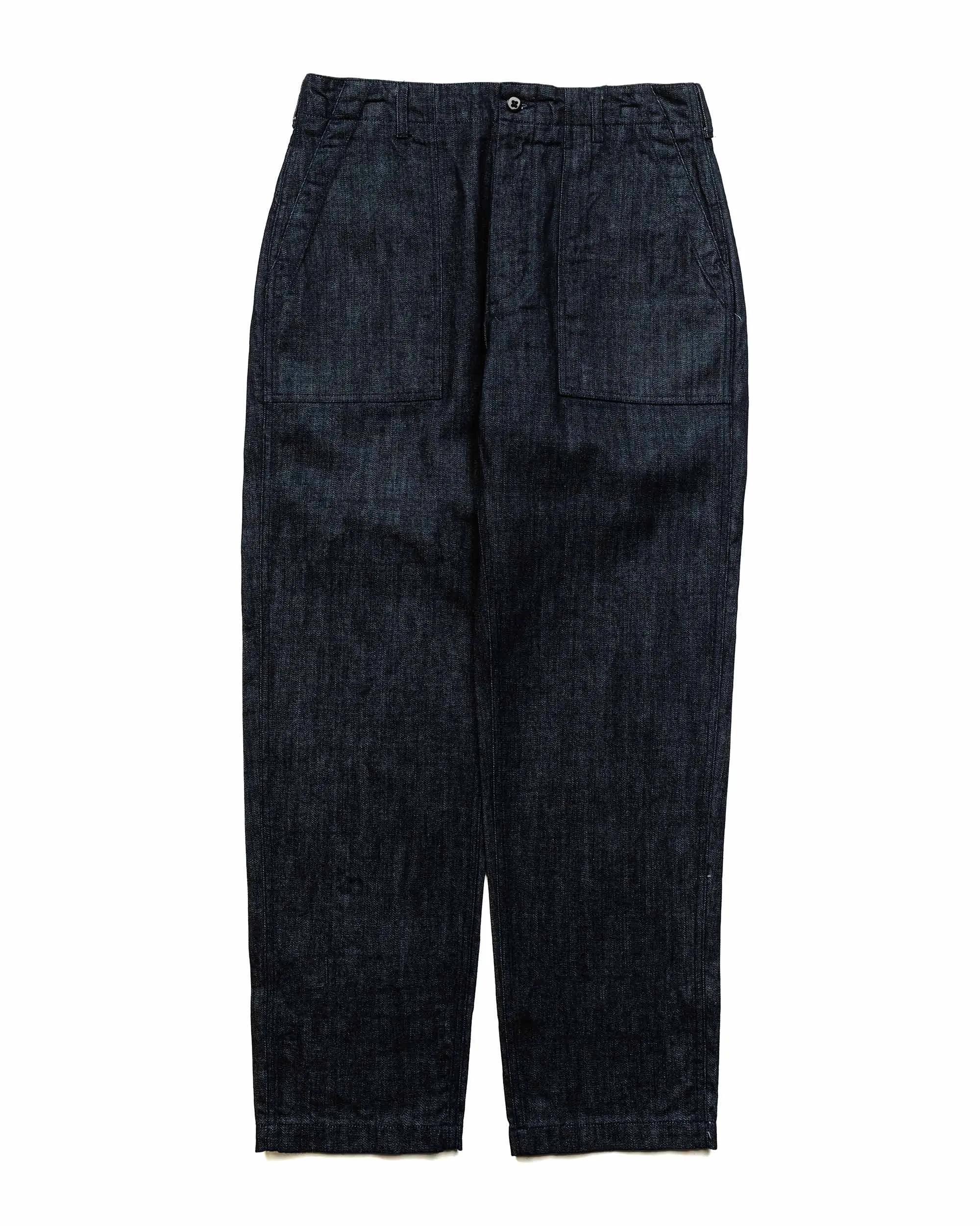 Engineered Garments Fatigue Pant Indigo Cotton Broken Denim sold by Lost & Found