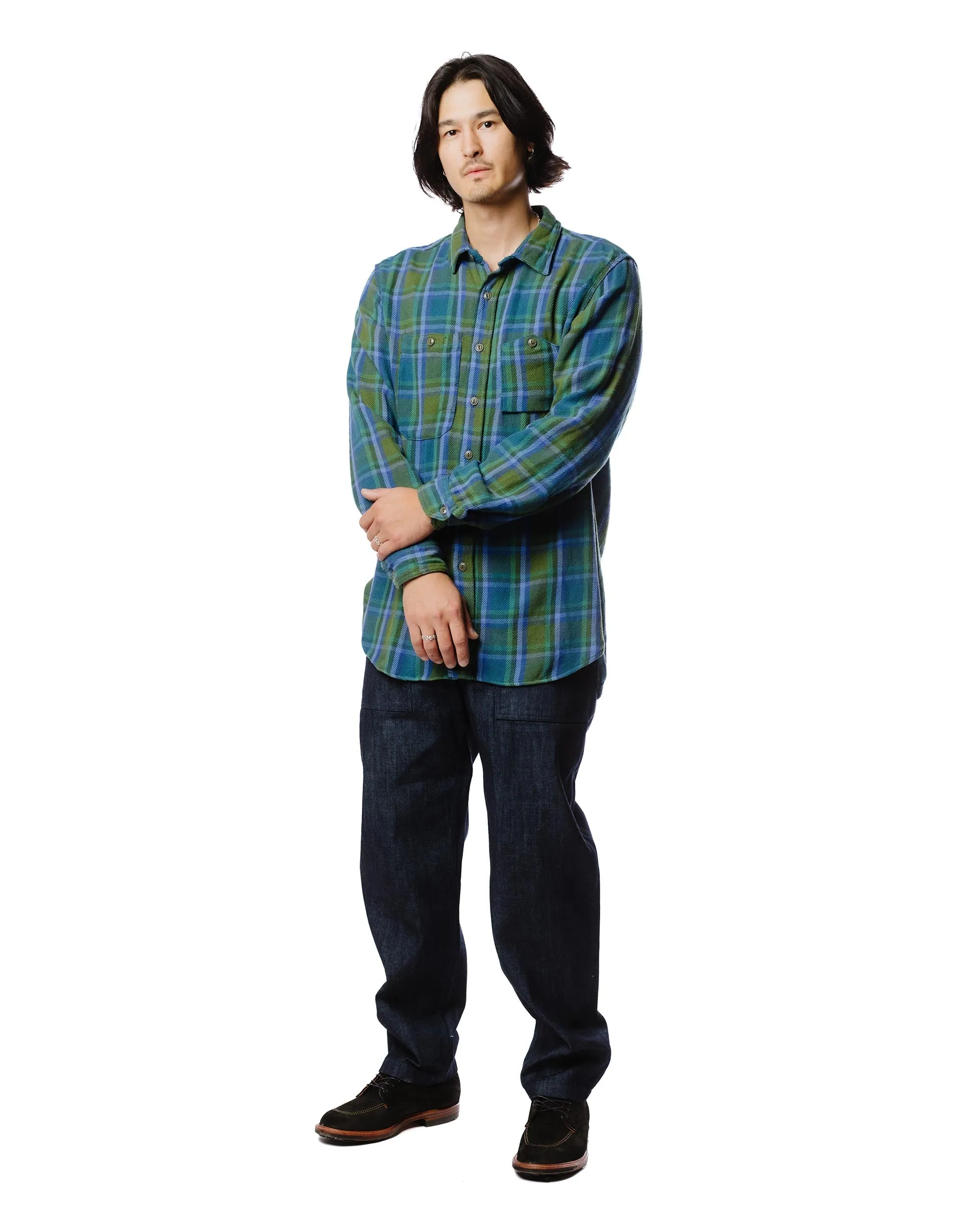 Engineered Garments Fatigue Pant Indigo Cotton Broken Denim sold by Lost & Found product image thumbnail 2