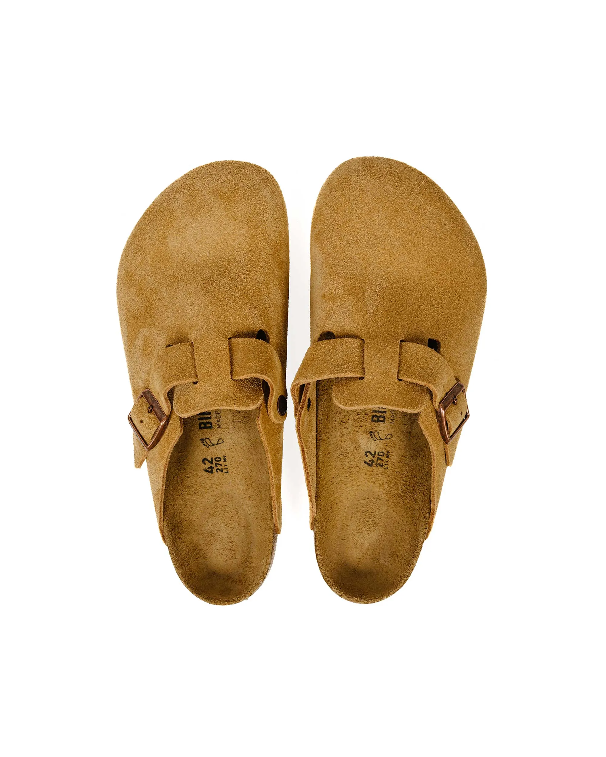 Birkenstock Boston Latte Cream Suede sold by Lost & Found product image thumbnail 5