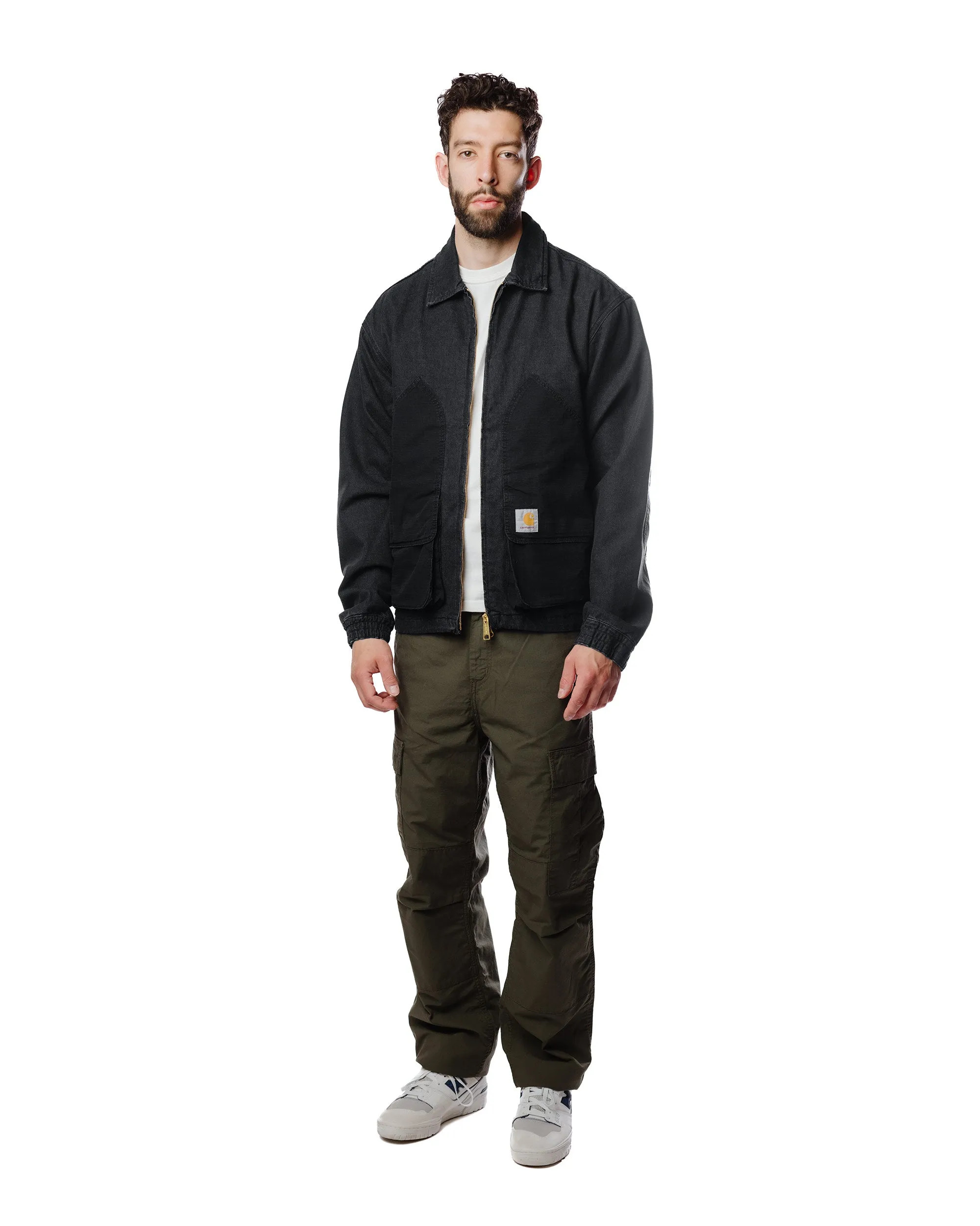 Carhartt W.I.P. Alma Jacket Black Stone Washed sold by Lost & Found product image thumbnail 2