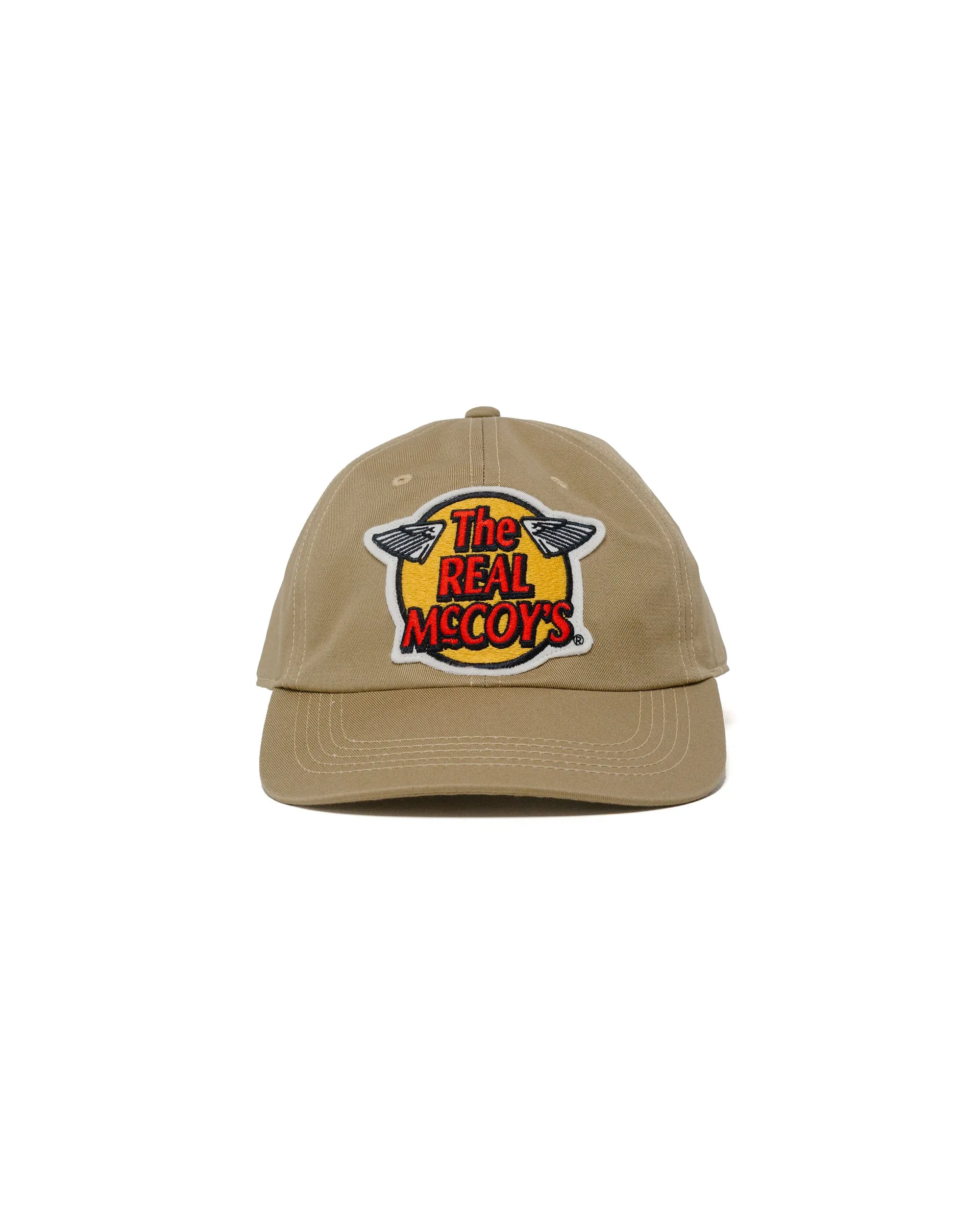 The Real McCoy's MA23001 The Real McCoy's Logo Baseball Cap Khaki sold by Lost & Found