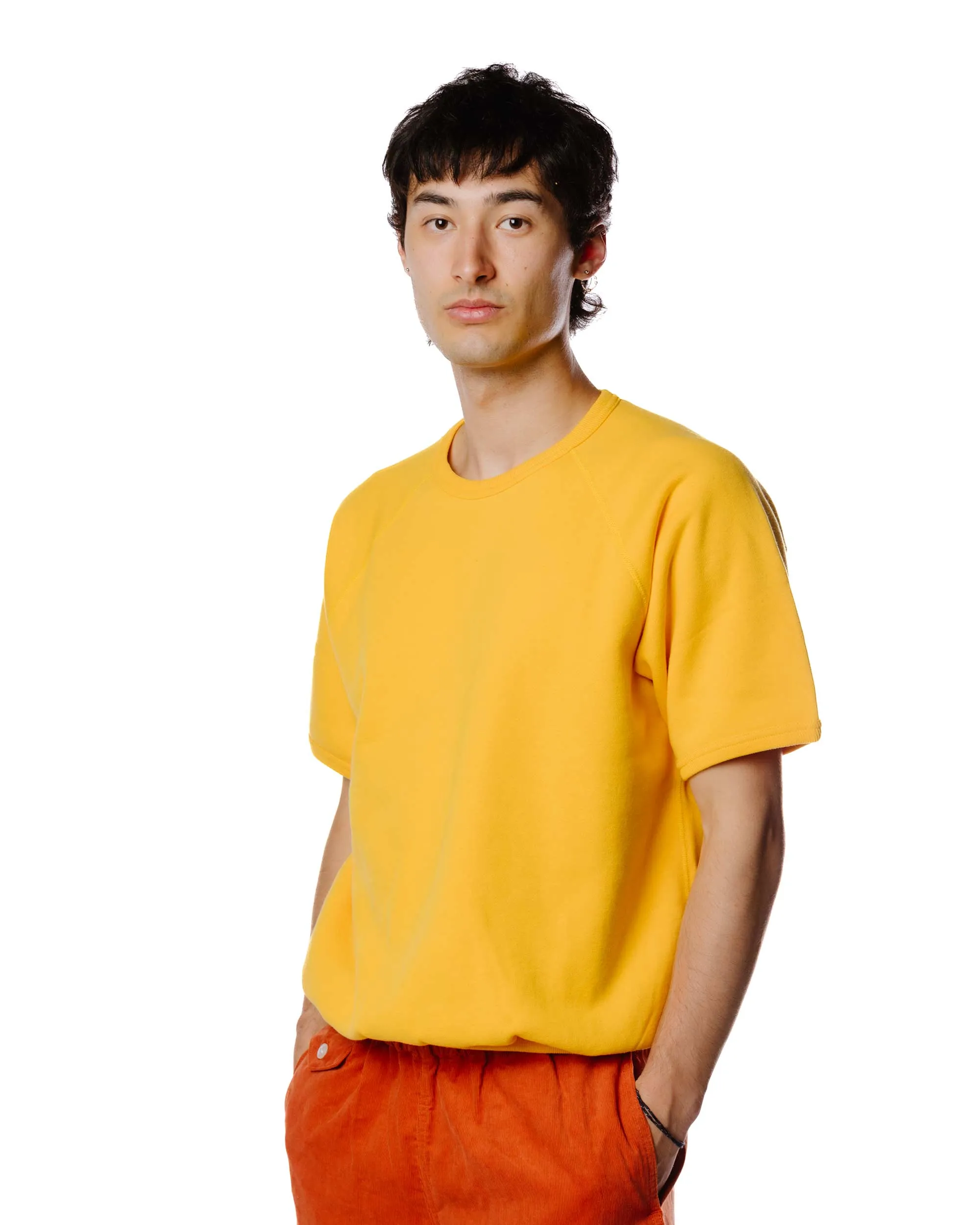 The Real McCoy’s MC20005 9oz. Loopwheel S/S Sweatshirt Yellow sold by Lost & Found product image thumbnail 3